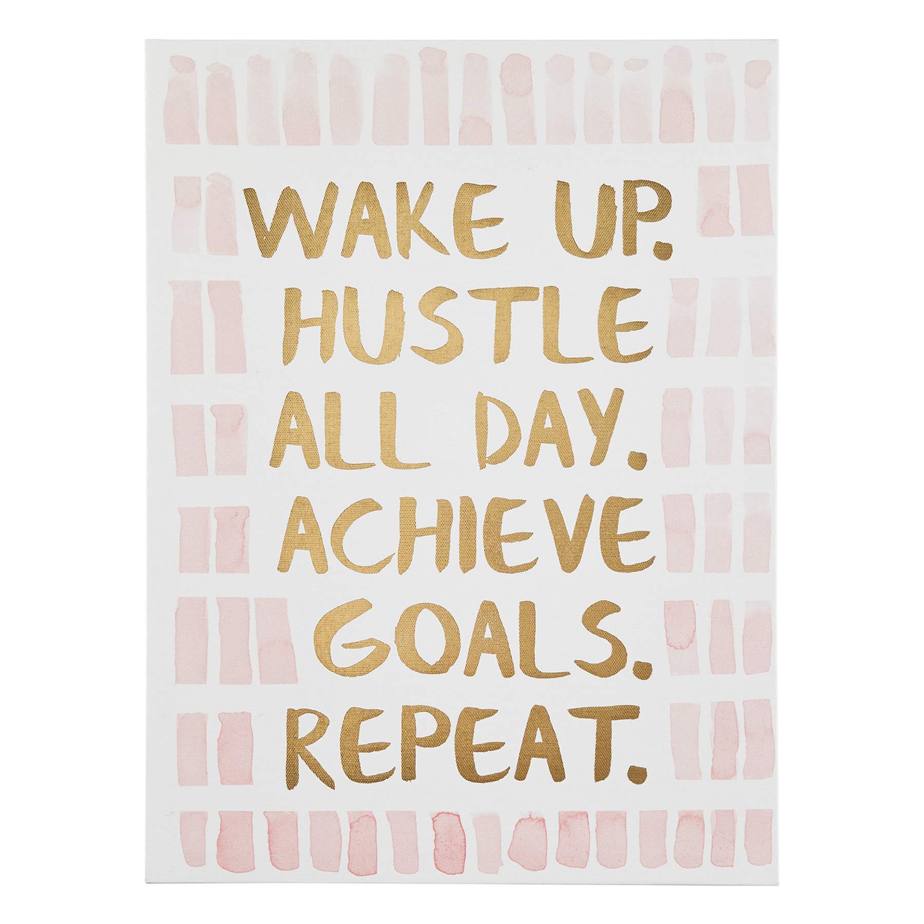 Wake Up Hustle Canvas Wall Art, 12x16