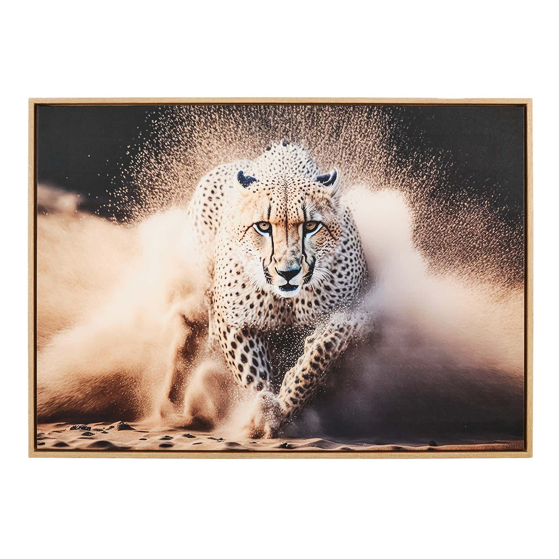 Leopard Canvas Wall Art, 27.5x19.7