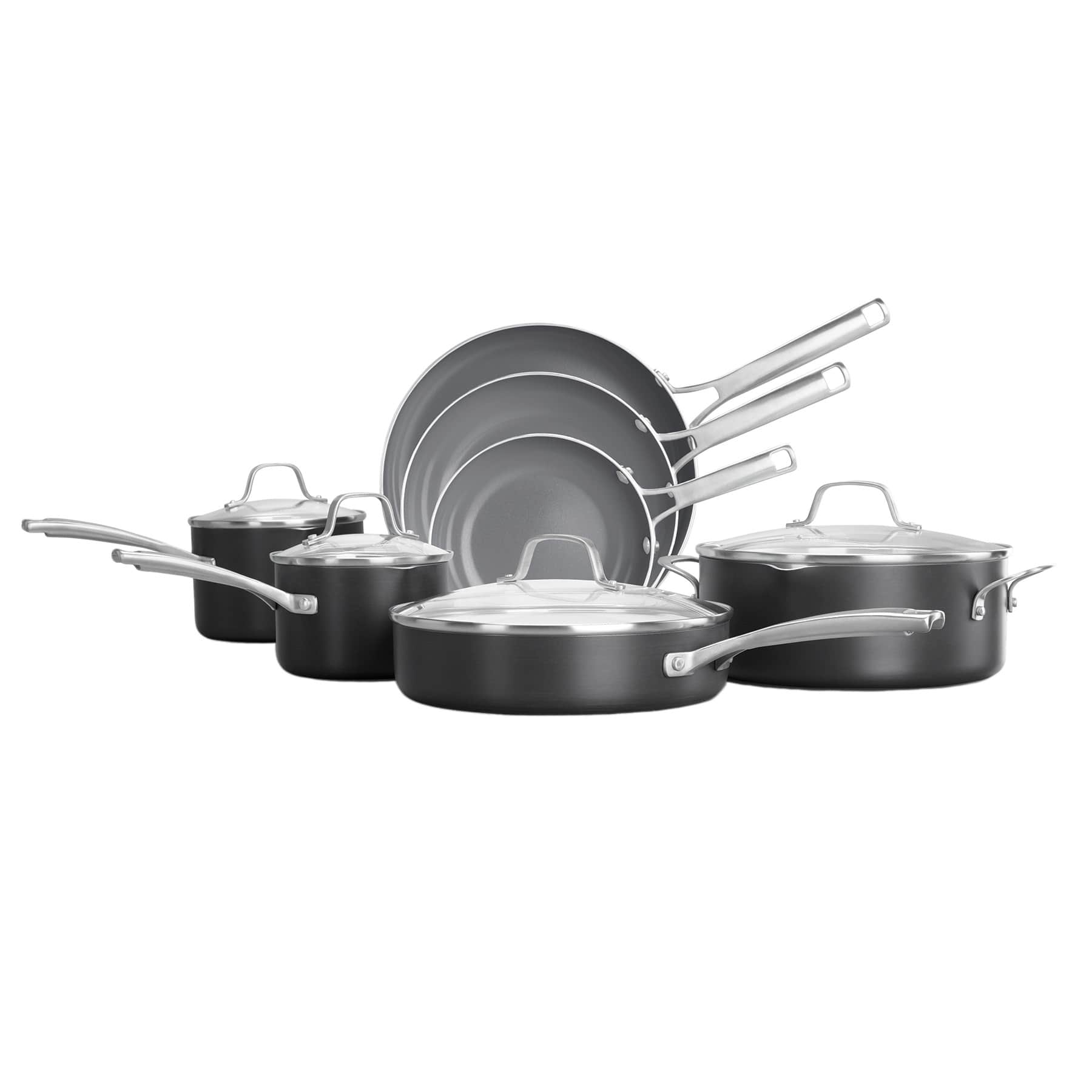 Calphalon Classic 11-Piece Oil-Infused Ceramic Cookware Set