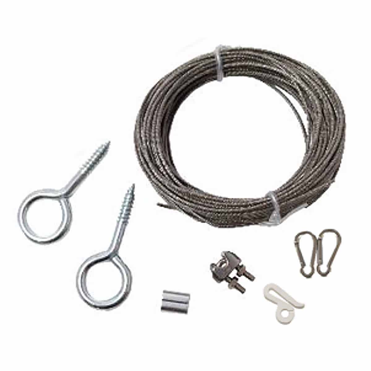 Cable Wire Patio Light Kit, 40'