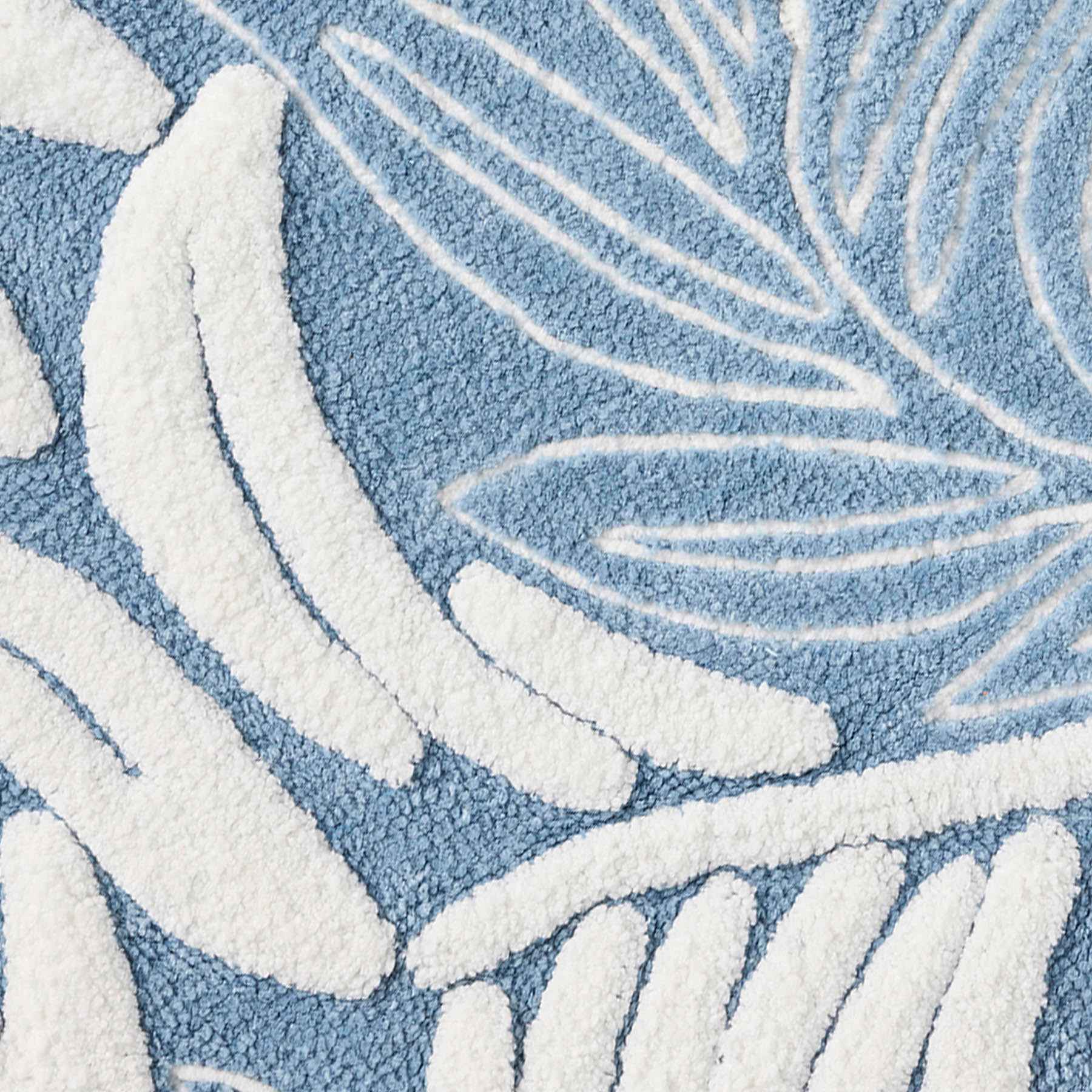 Hudson Blue Bath Rug, 20x30