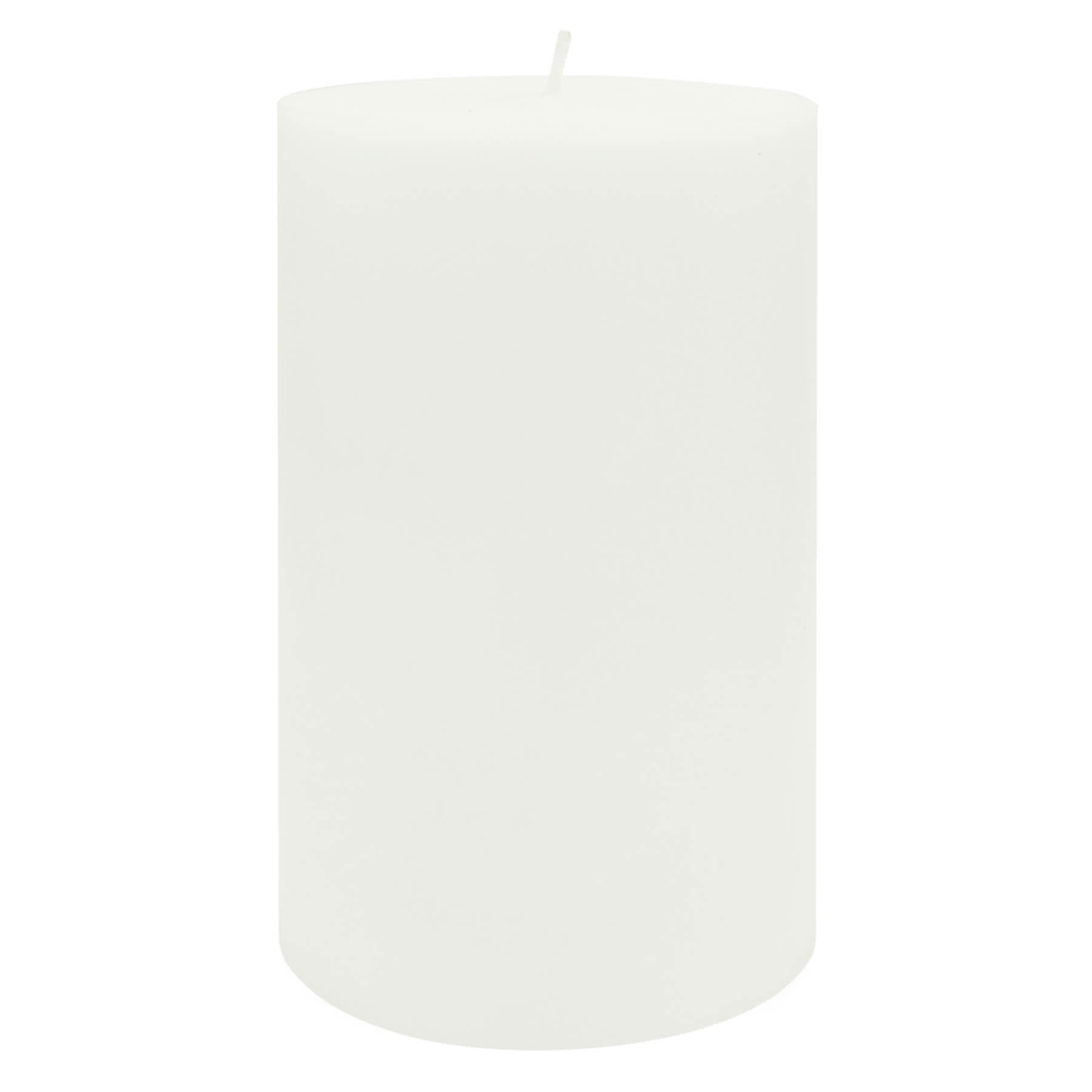 Providence White Mystic Birchwood Scented Pillar Candle, 4x6
