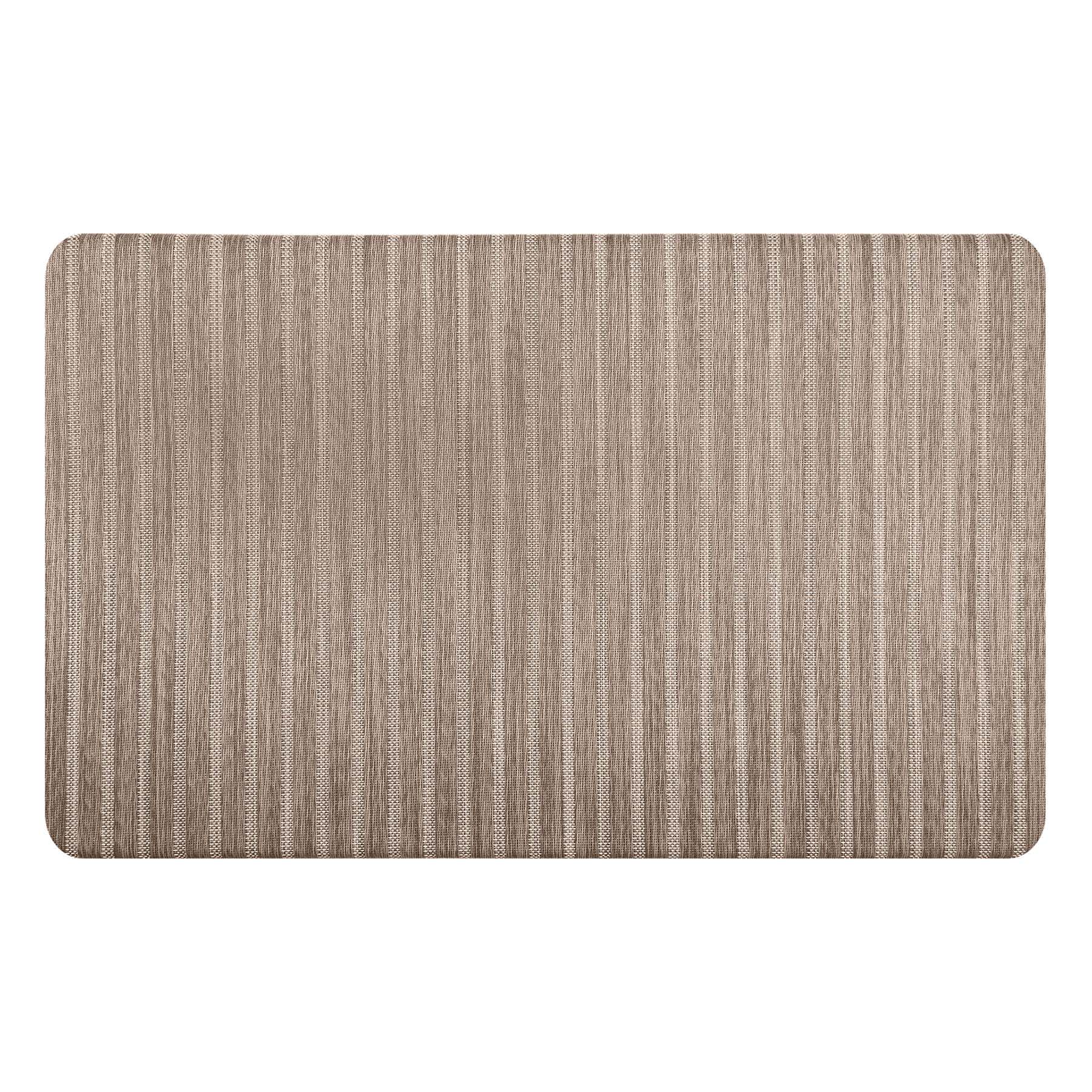 Cook N' Comfort Sand Striped Anti-Fatigue Kitchen Mat, 20x39