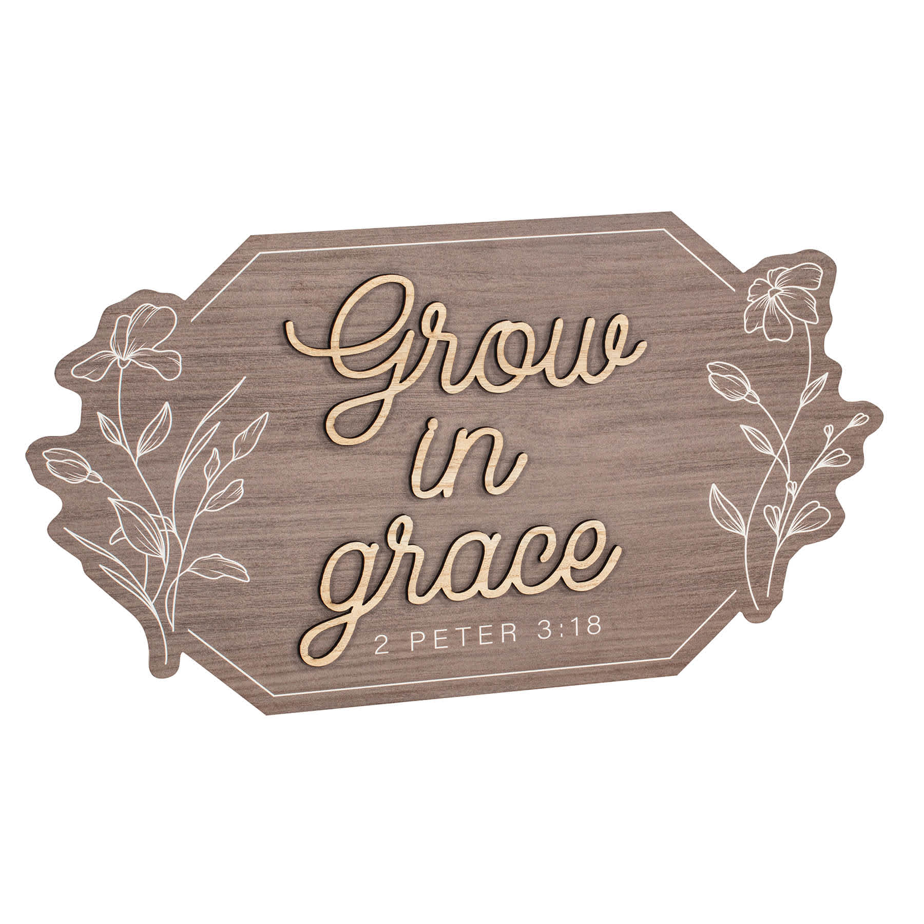Grow in Grace Wall Decor, 26x14