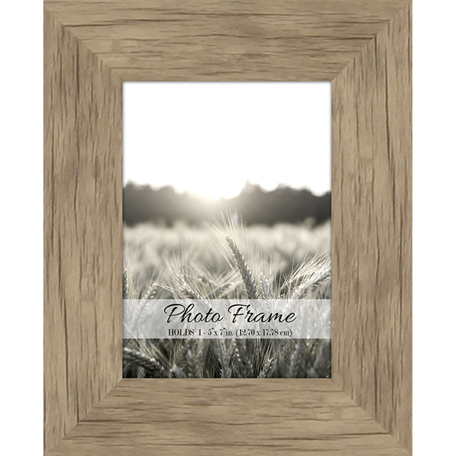 Driftwood Farmhouse Table top Picture Frame, 5x7