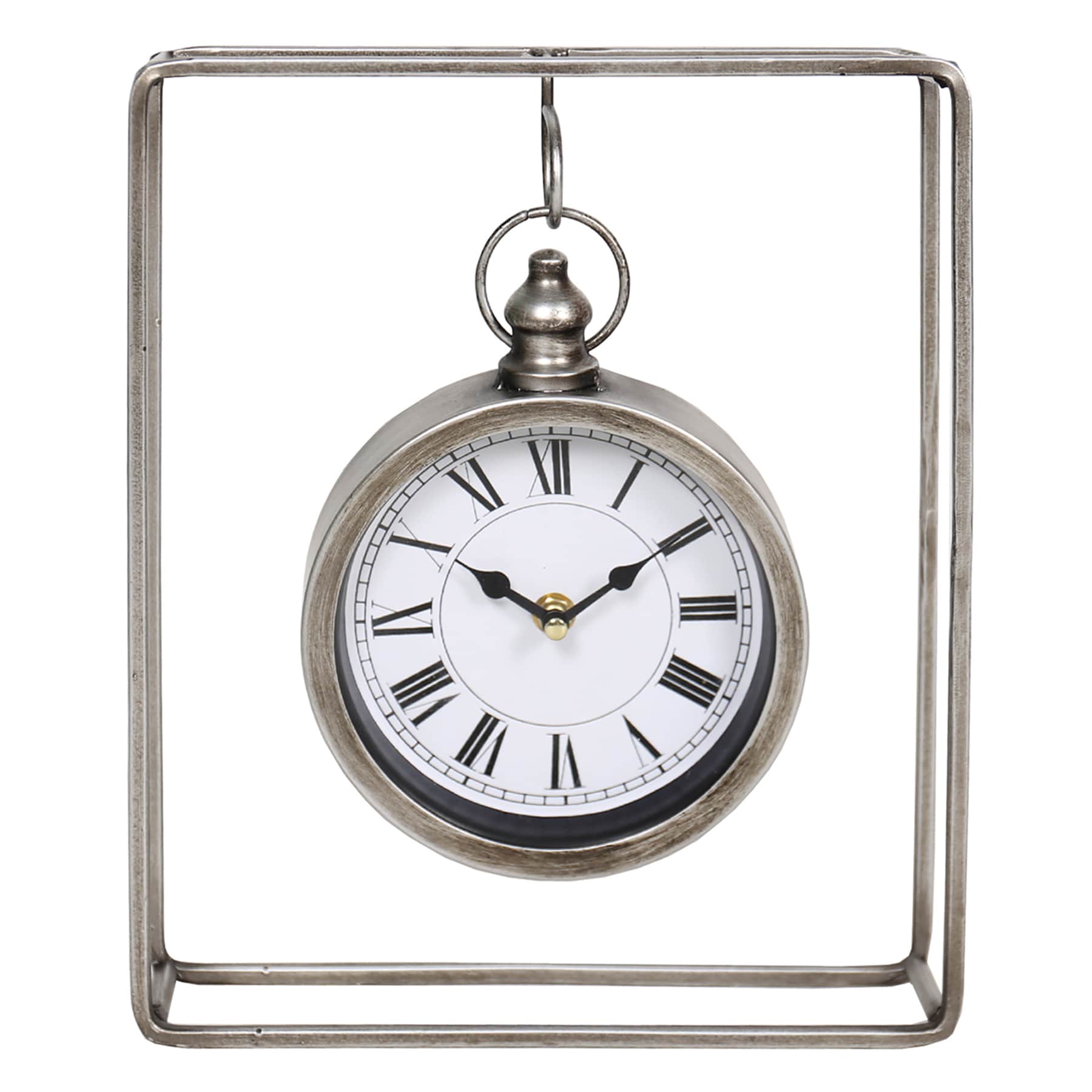 Providence Hanging Metal Wall Clock, 11.8"