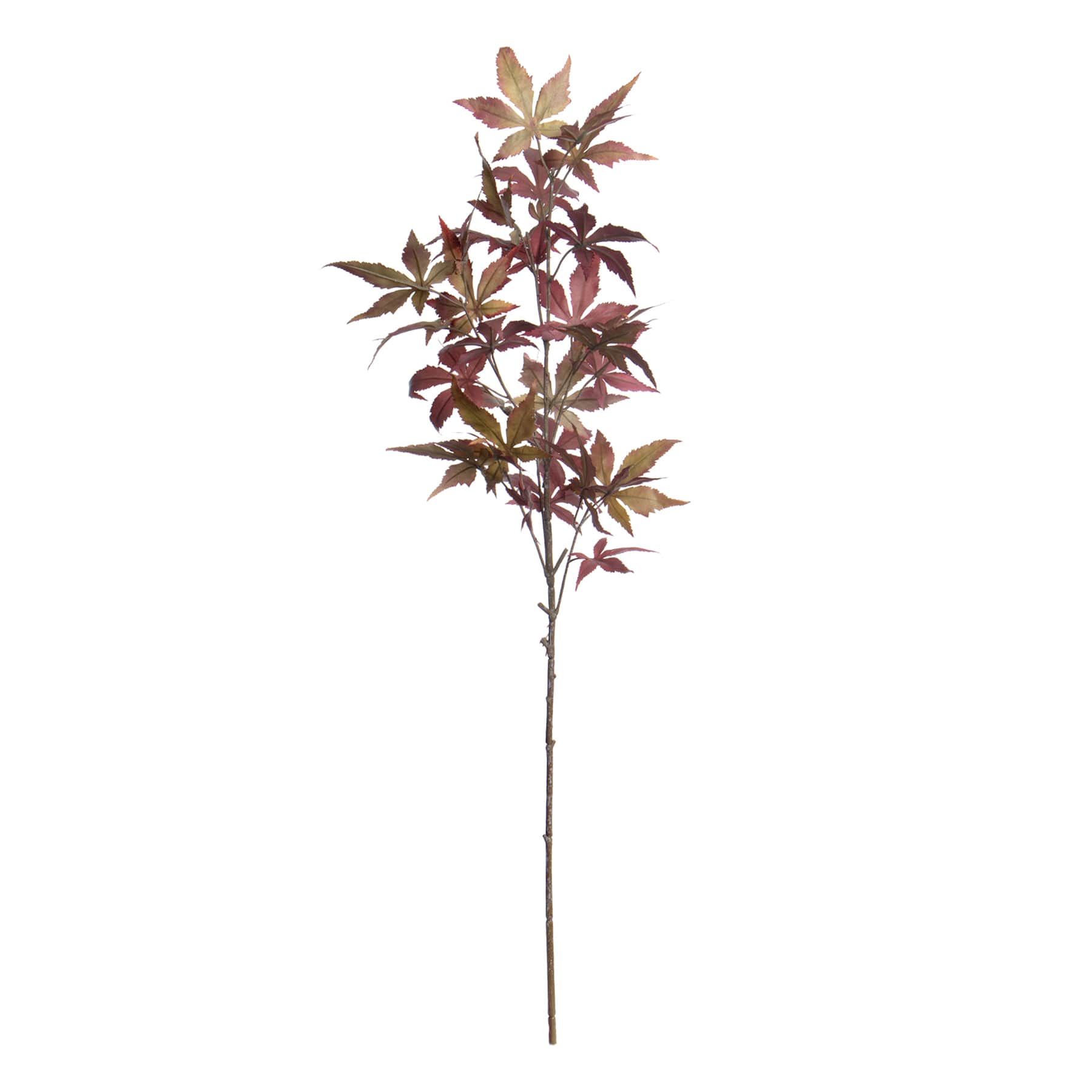 Willow Crossley Red Japanese Maple Leaf Spray Stem, 38"