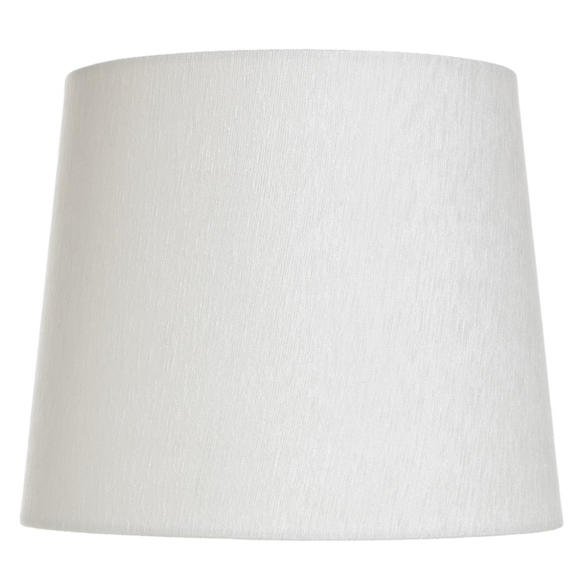 White Soft Textured Small Table Lamp Shade, 9x11x9