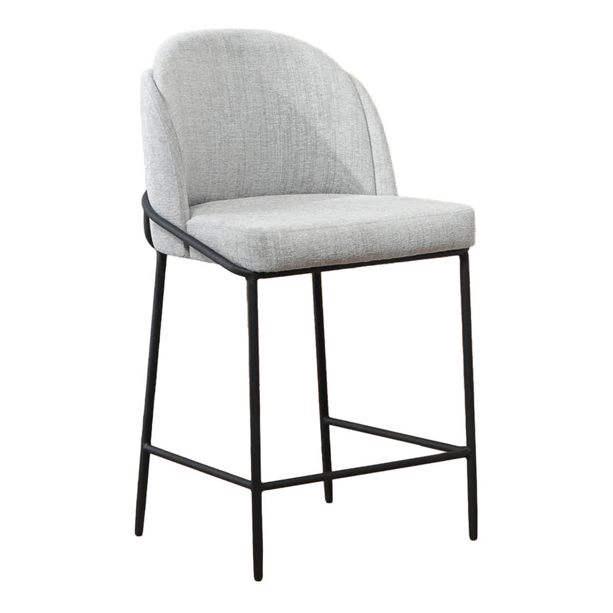 Aria Counter Stool, Light Grey
