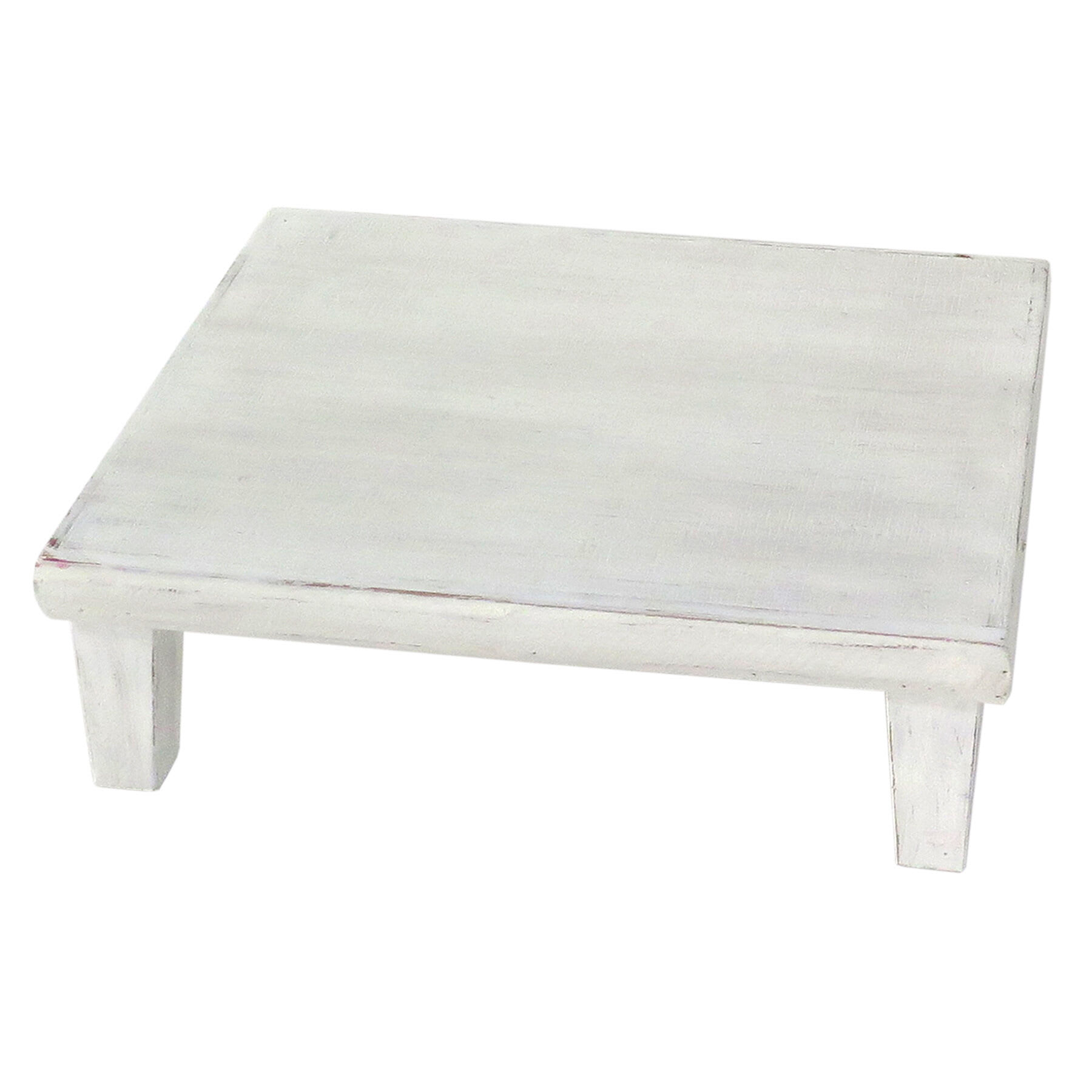 White Wooden Riser, 16x13