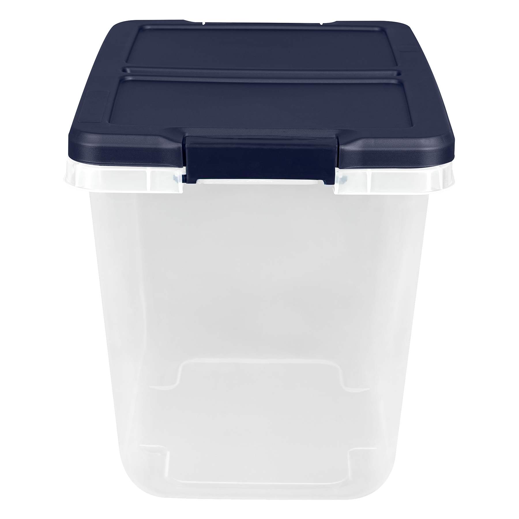 Home Logic Clear Storage Bin with Lid, 27l