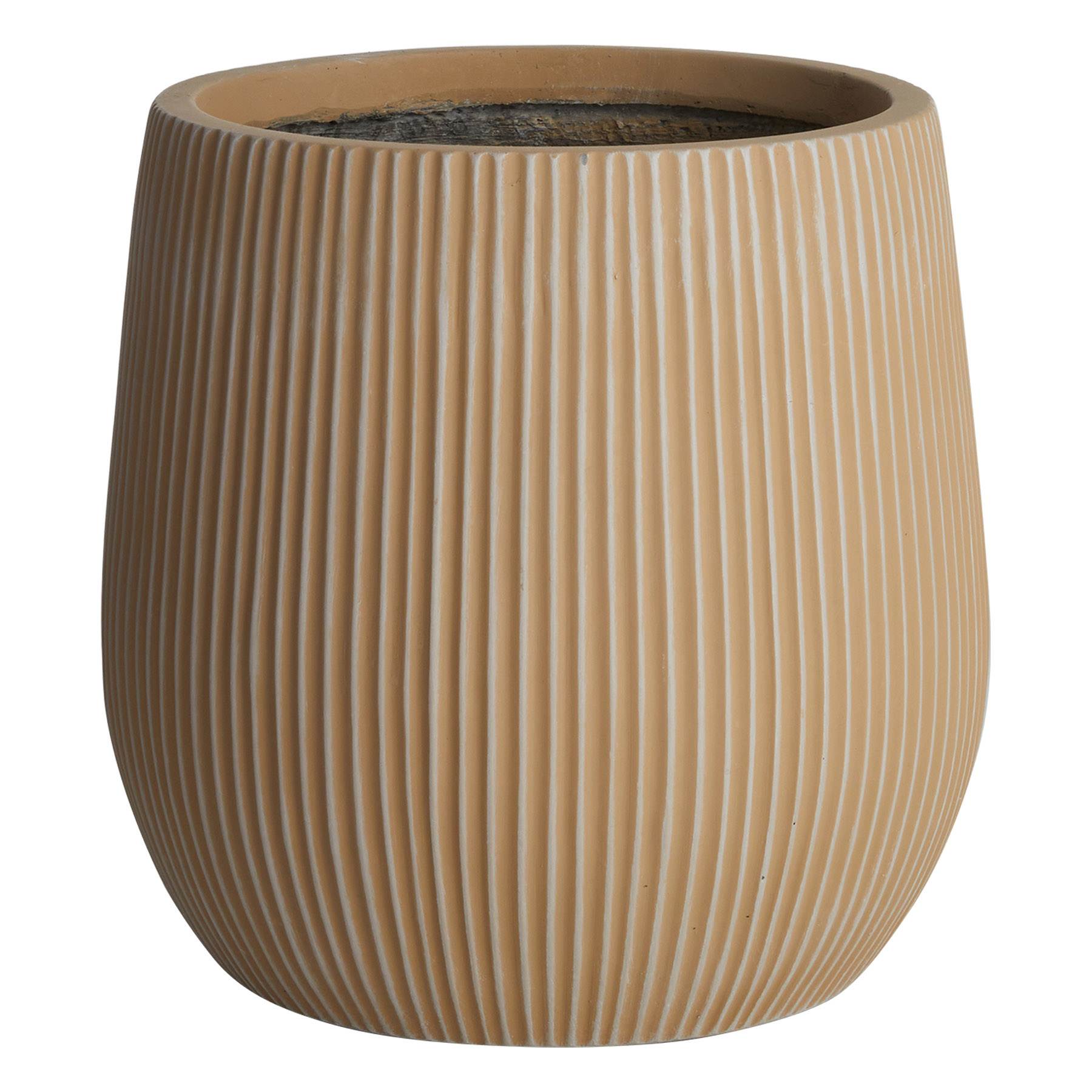 Salem Terracotta Synthetic Outdoor Planter, Medium