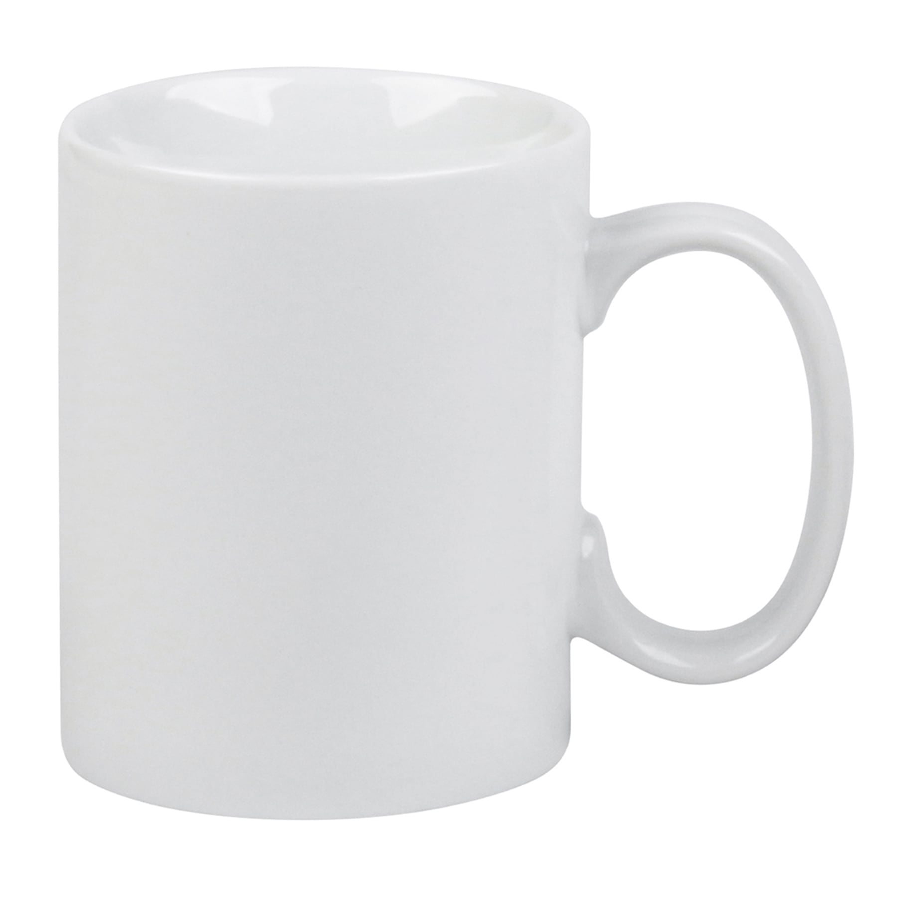 Bistro White Porcelain Mug, 14oz