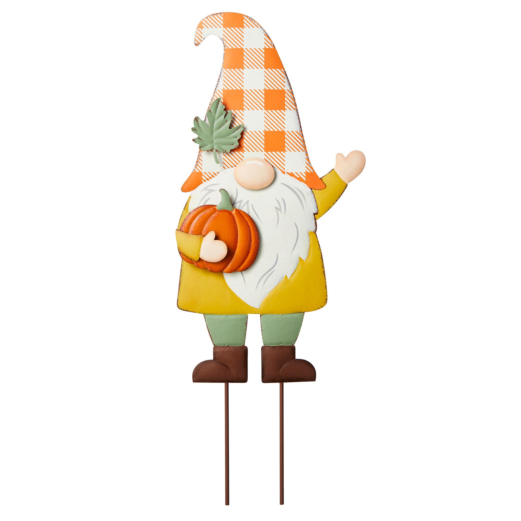 Homespun Harvest Fall Festive Gnome Yardstake, 24"