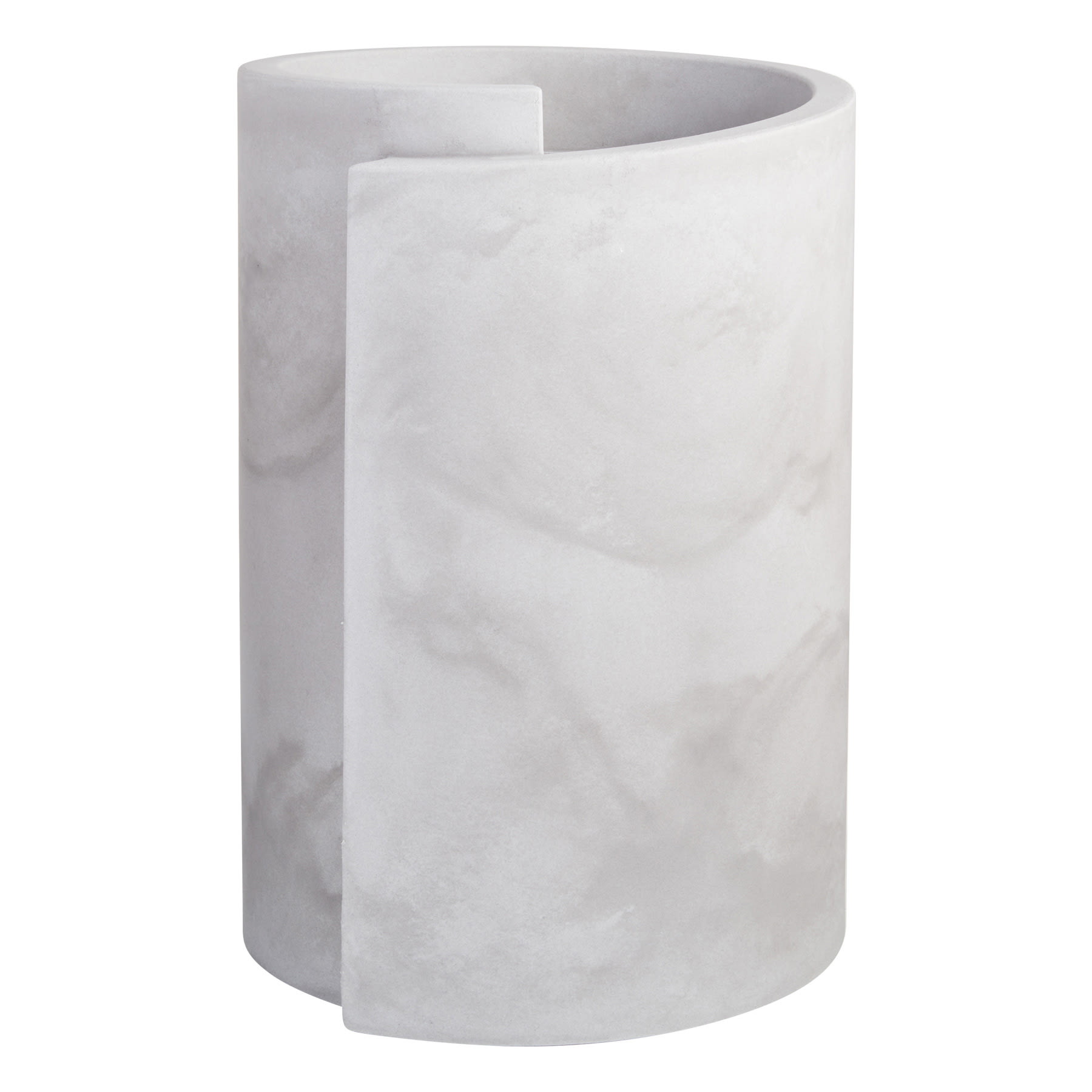 Japi Papyrus Burnt Cement Outdoor Planter, Medium