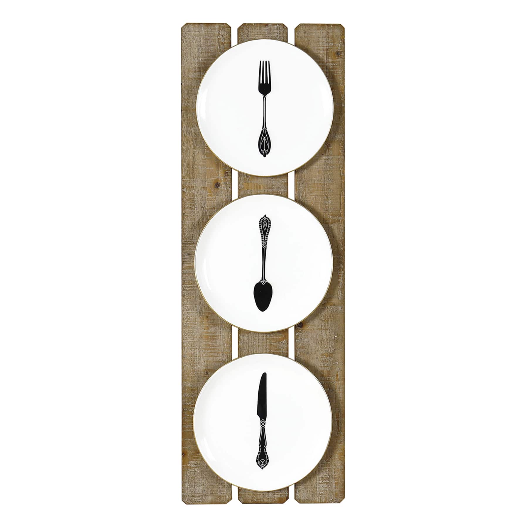 Kitchen Faux Wooden Wall Decor, 10x30