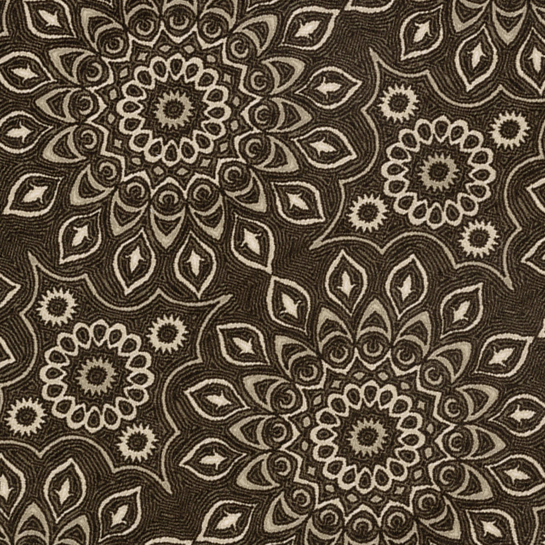 (D623) Sutton Grey Medallion Area Rug, 4x6