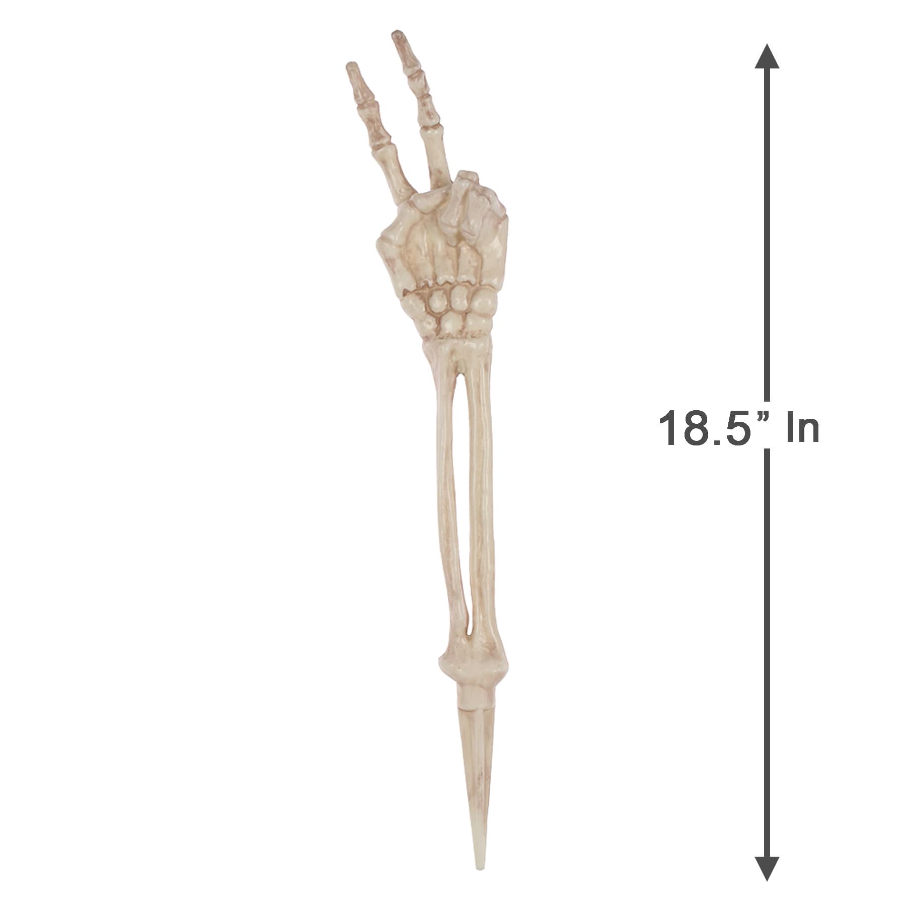 Peace Sign Skeleton Hand, 18.5"