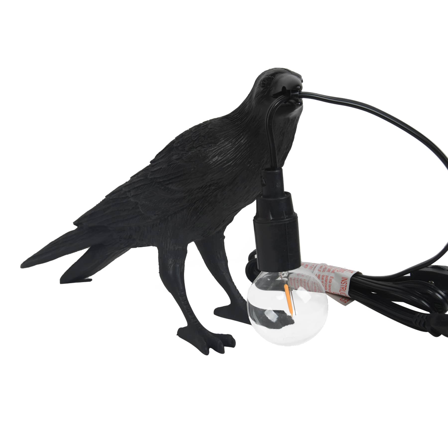 Midnight Shadows Raven Uplight, 7"