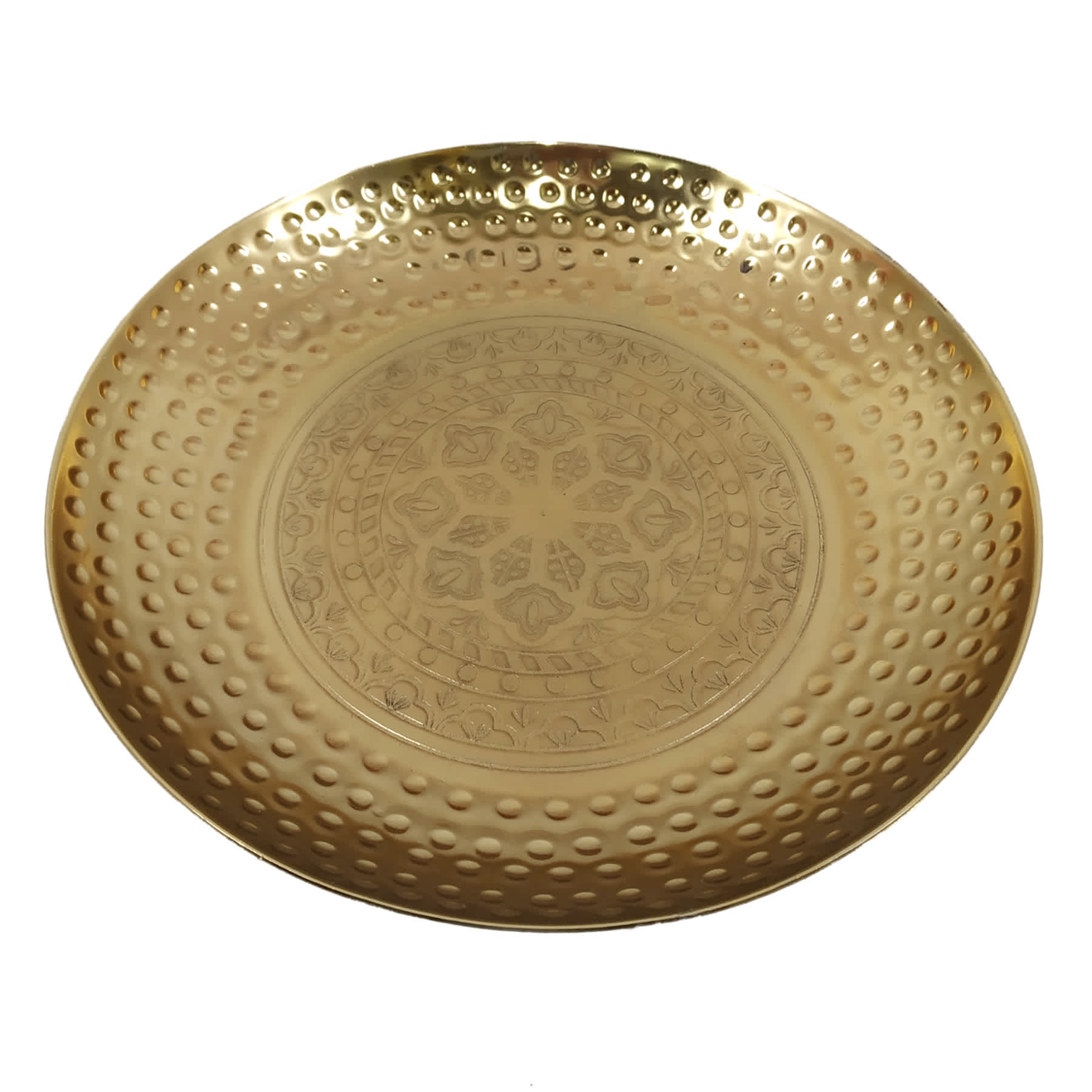 Gold Decorative Tray, 10"