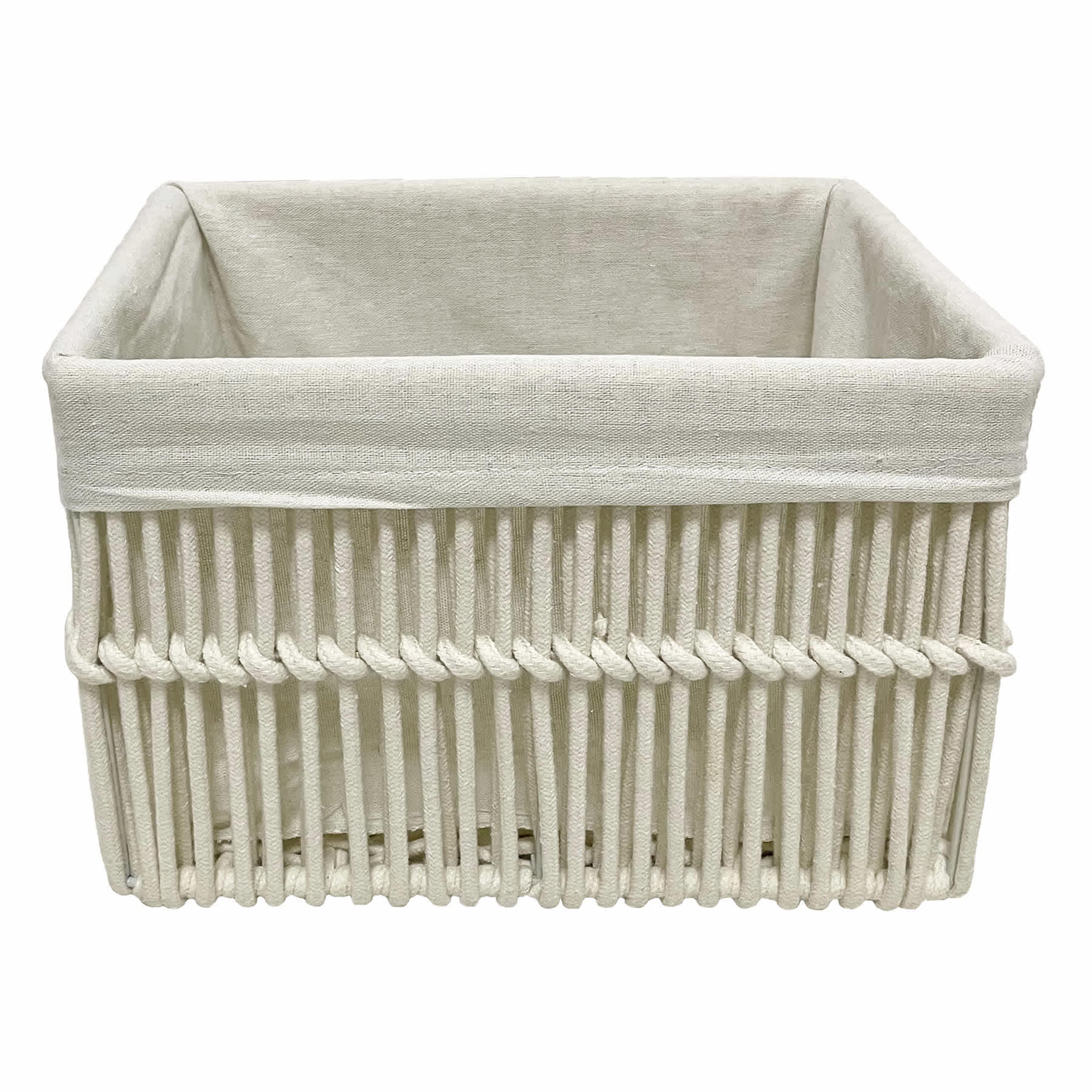 Crosby St. Poly Rope Rectangle Storage Basket, Small