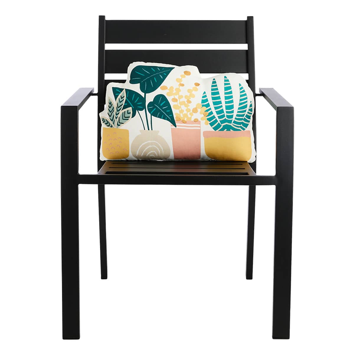 Multi Potted Plant Outdoor Throw Pillow, 13x18