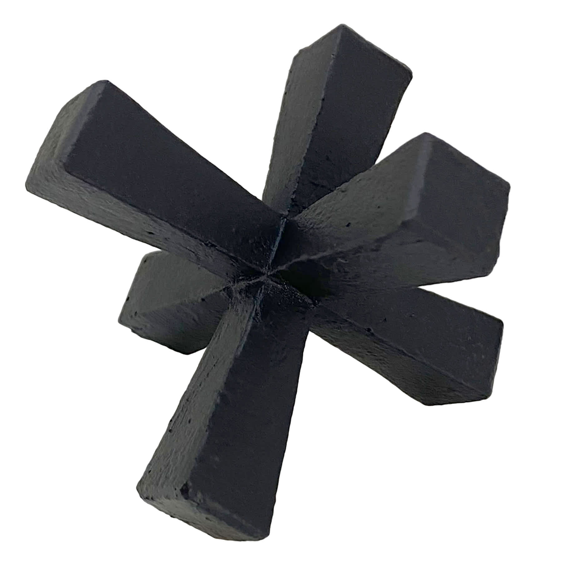 Black Block Spike Figurine, 3.5"