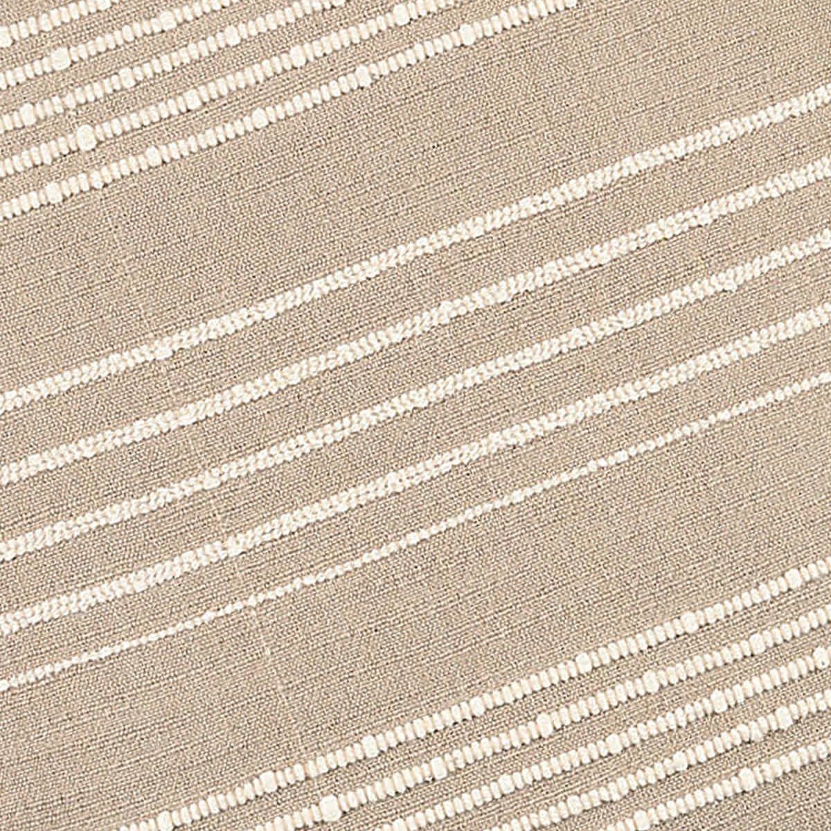 2-Pack Beige Striped Woven Throw Pillows, 18"