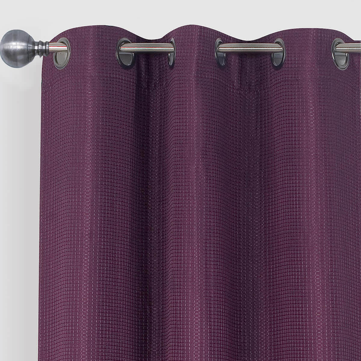 Morrison Purple Blackout Grommet Curtain Panel, 84"