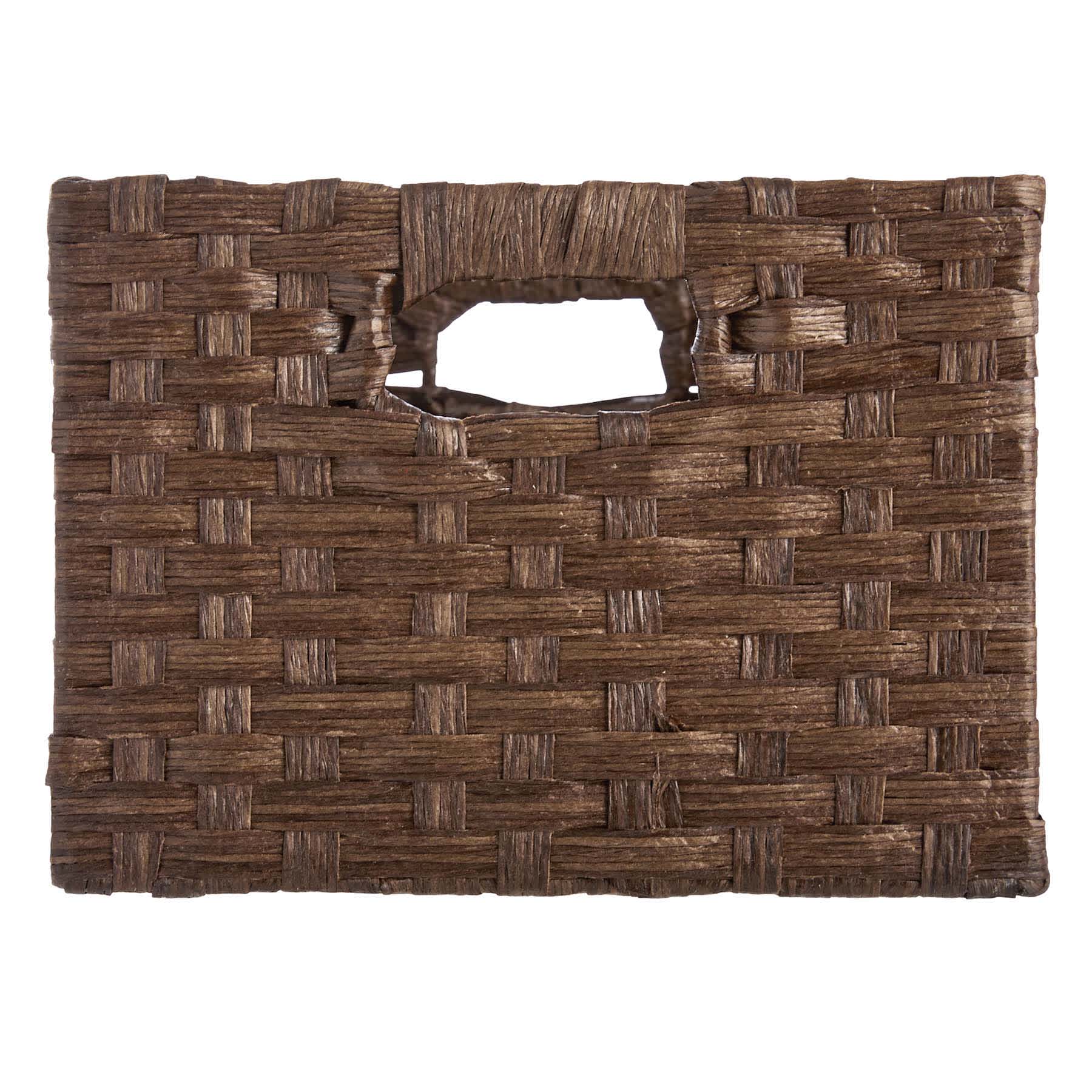 Brown Paper Rope Rectangle Storage Basket, Large