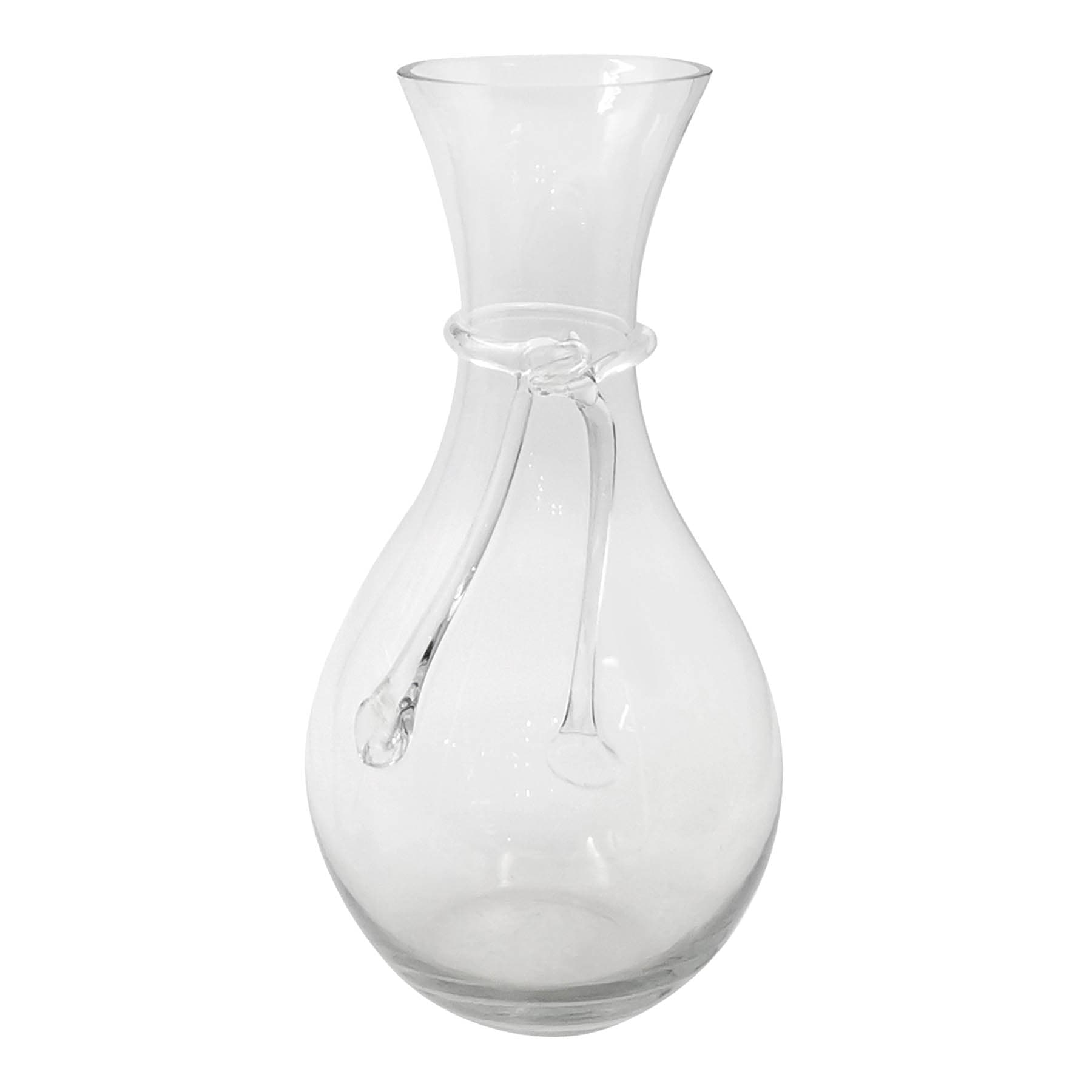 Clear Glass Vase, 15.5"