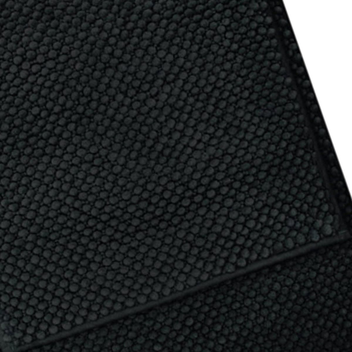 2-Piece Black Greta Zig Zag Noodle Rug Set