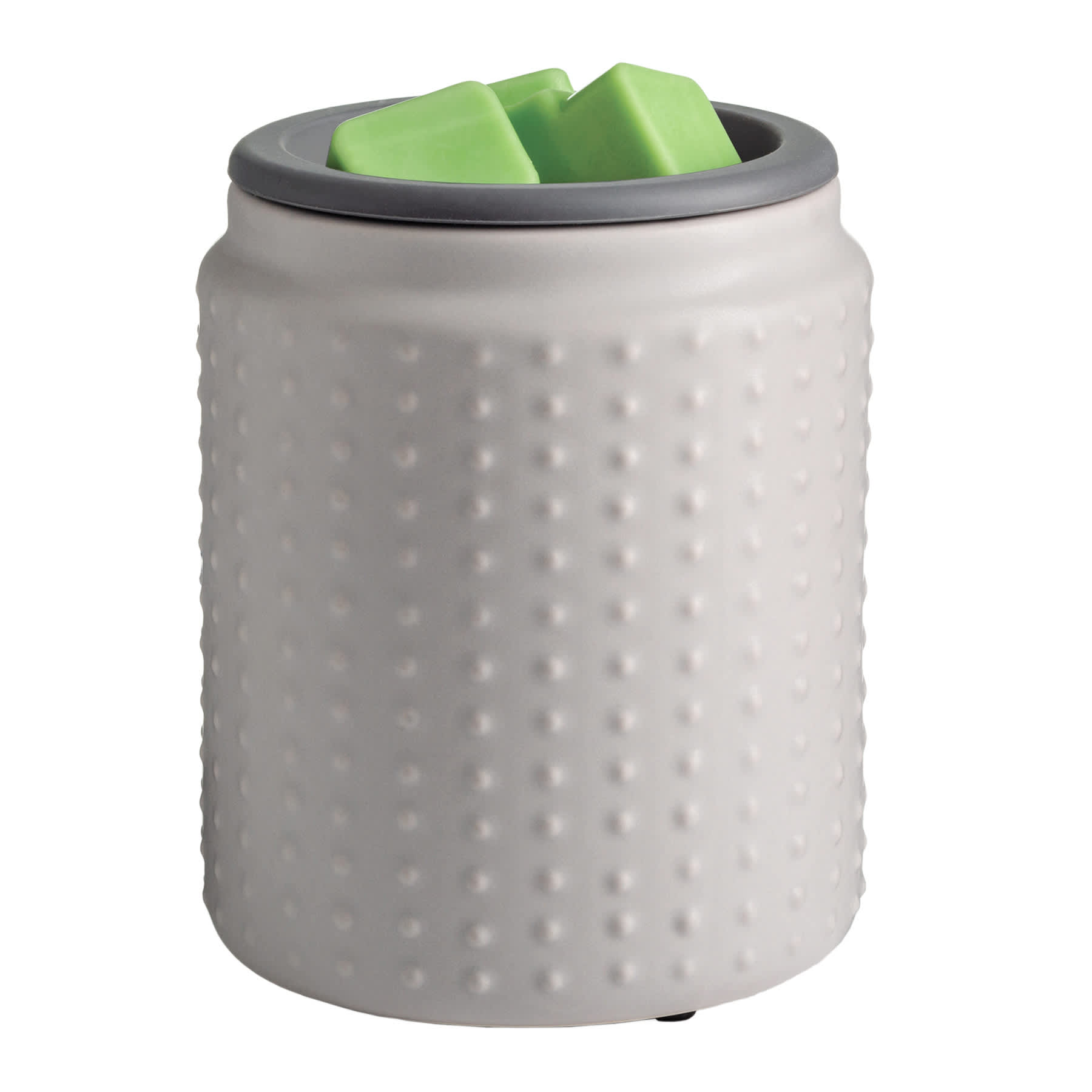 Grey Hobnail Flip Dish Fragrance Wax Warmer