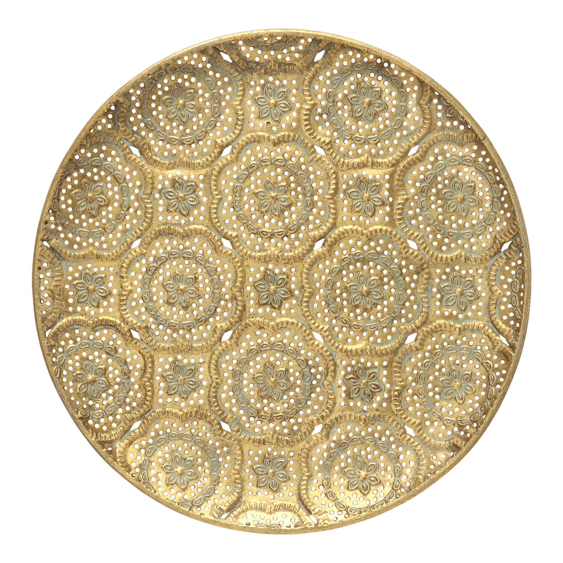 Crosby St. Gold Metal Medallion Wall Decor, 19"