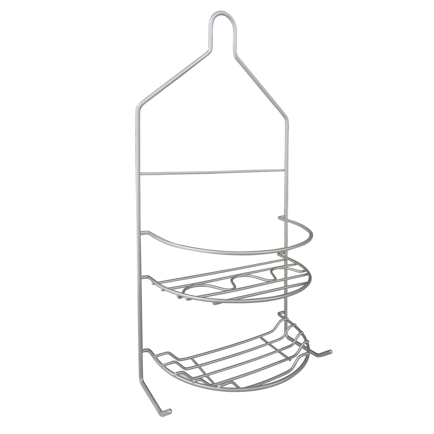 Silver Metal Shower Caddy, 18.3"