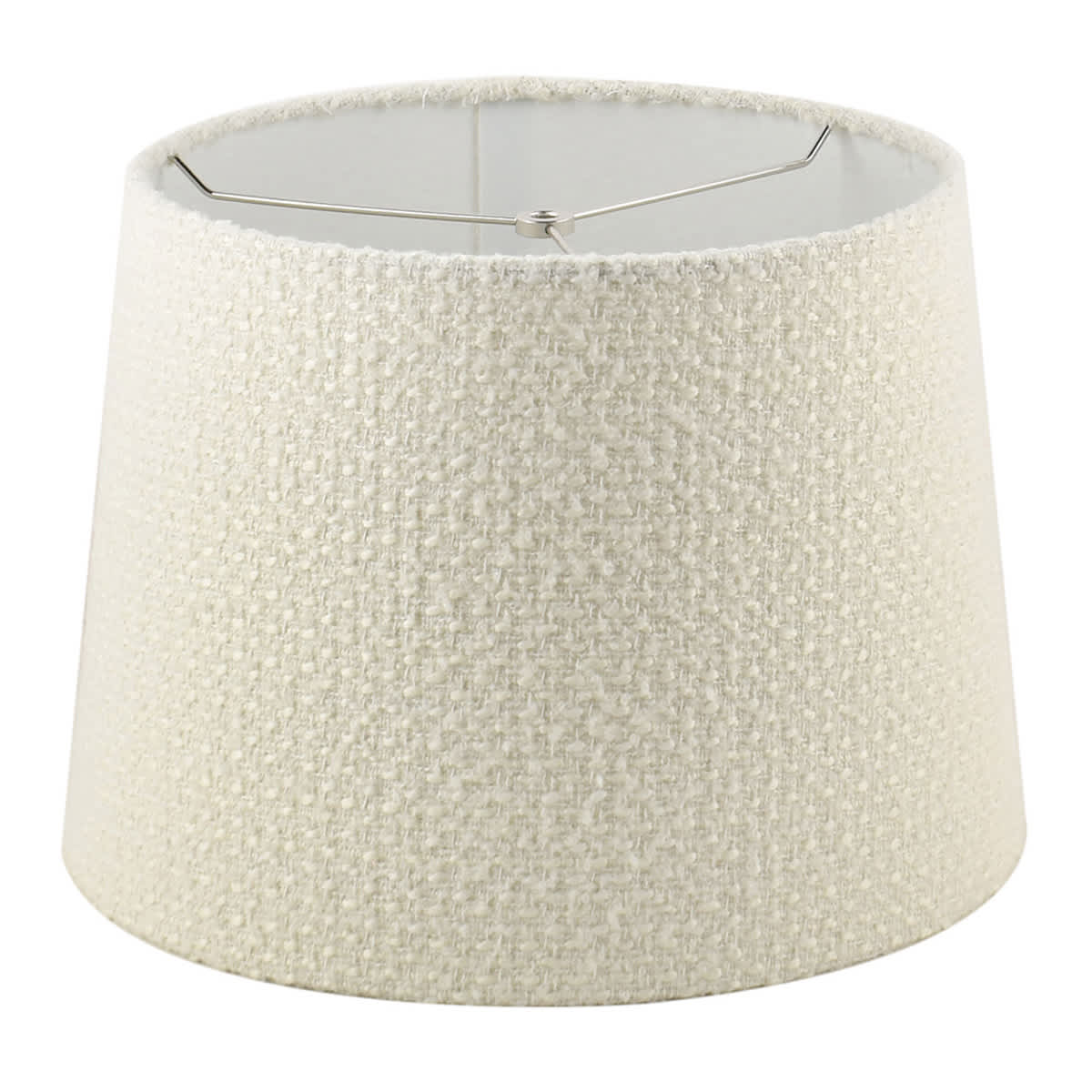 Crosby St. Tan Fabric Textured Medium Table Lamp Shade, 14x10x14