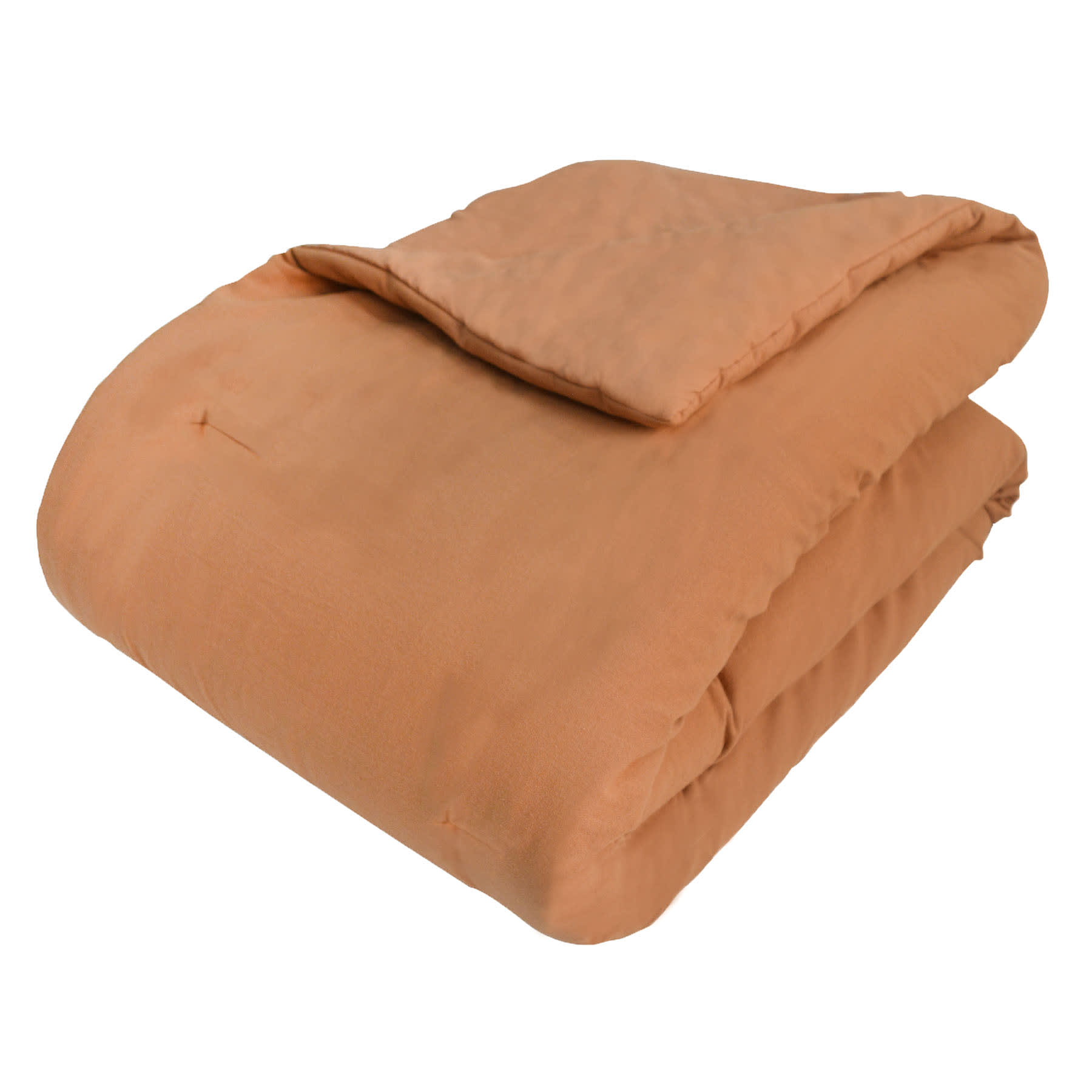 Crosby St 3-Piece Brown Cotton Textured Comforter Set, Full/Queen