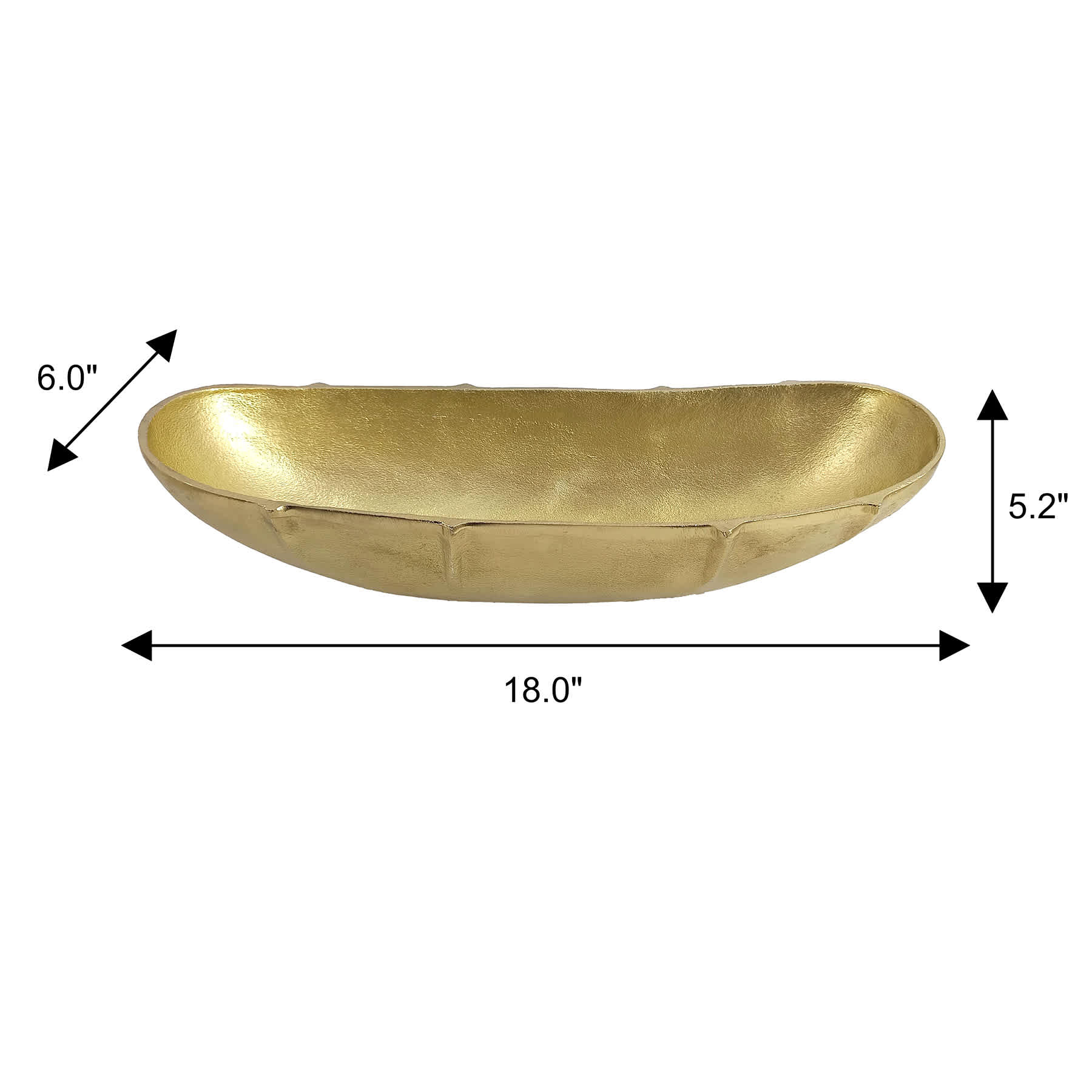 Gold Aluminum Boat, 18x6x5