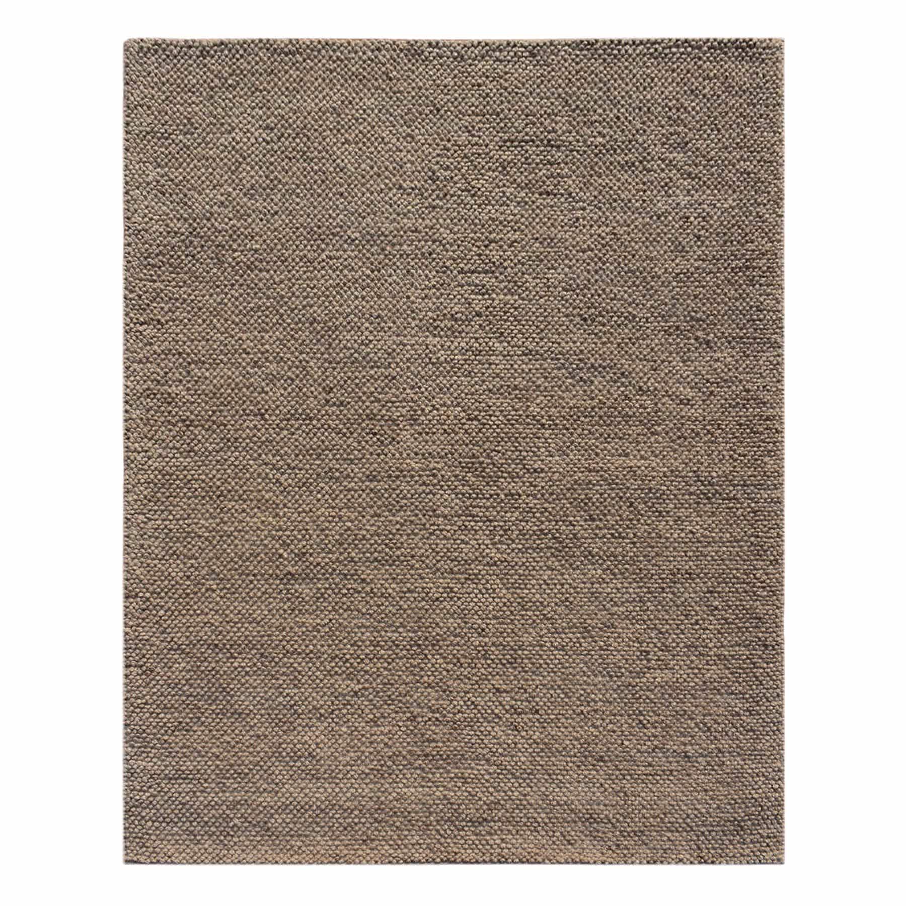 (B770) Gravel Beige Textured Area Rug, 8x10