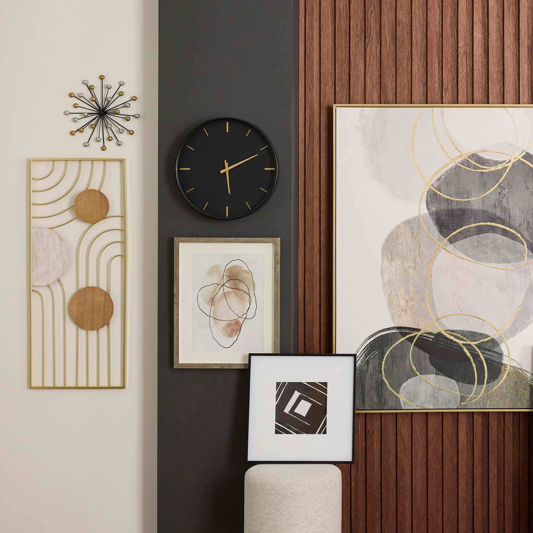 Crosby St. Metal Geo Burst Wall Decor, 12"