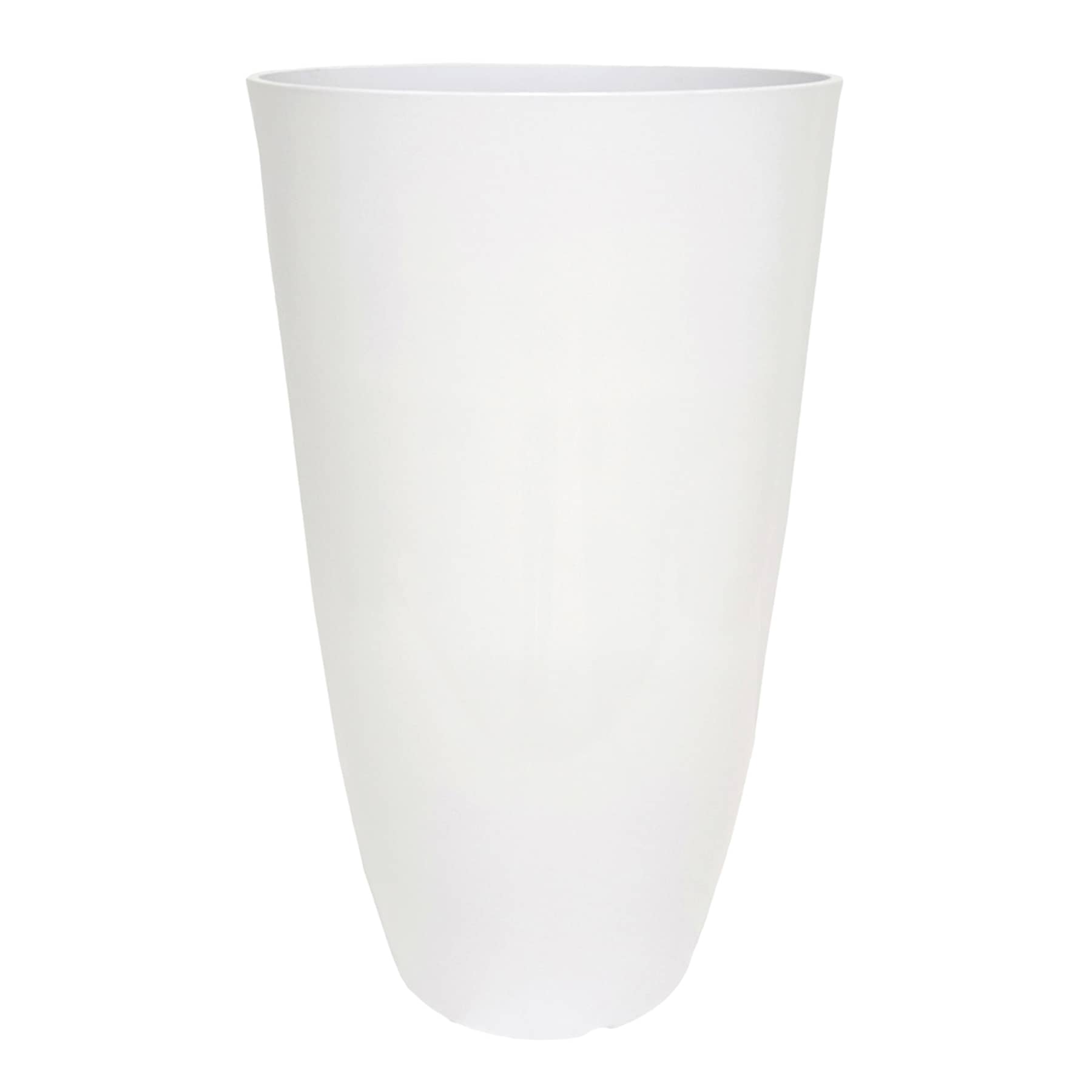 Nora White Outdoor Planter, Large