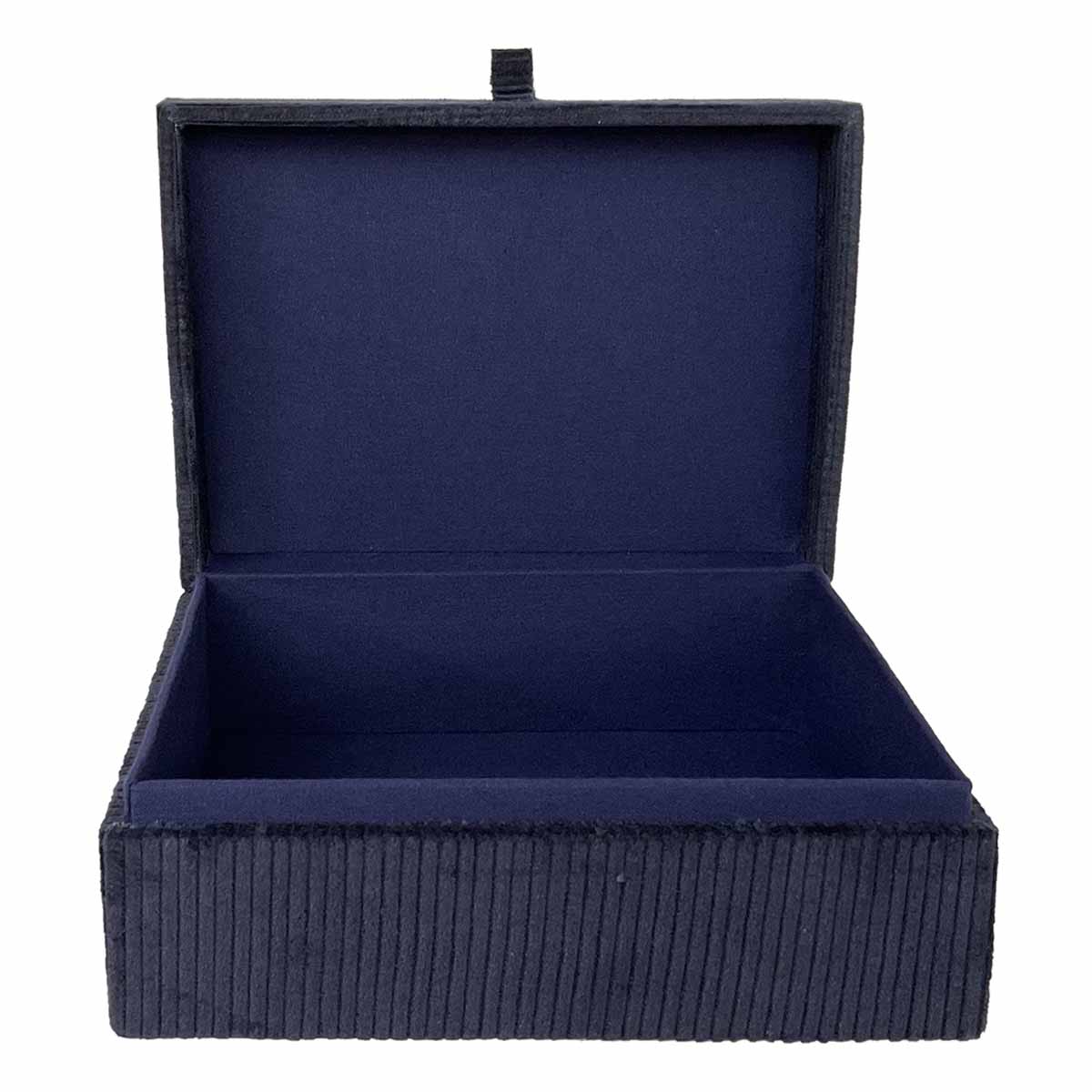 Crosby St. Ribbed Velvet Box, 6x8