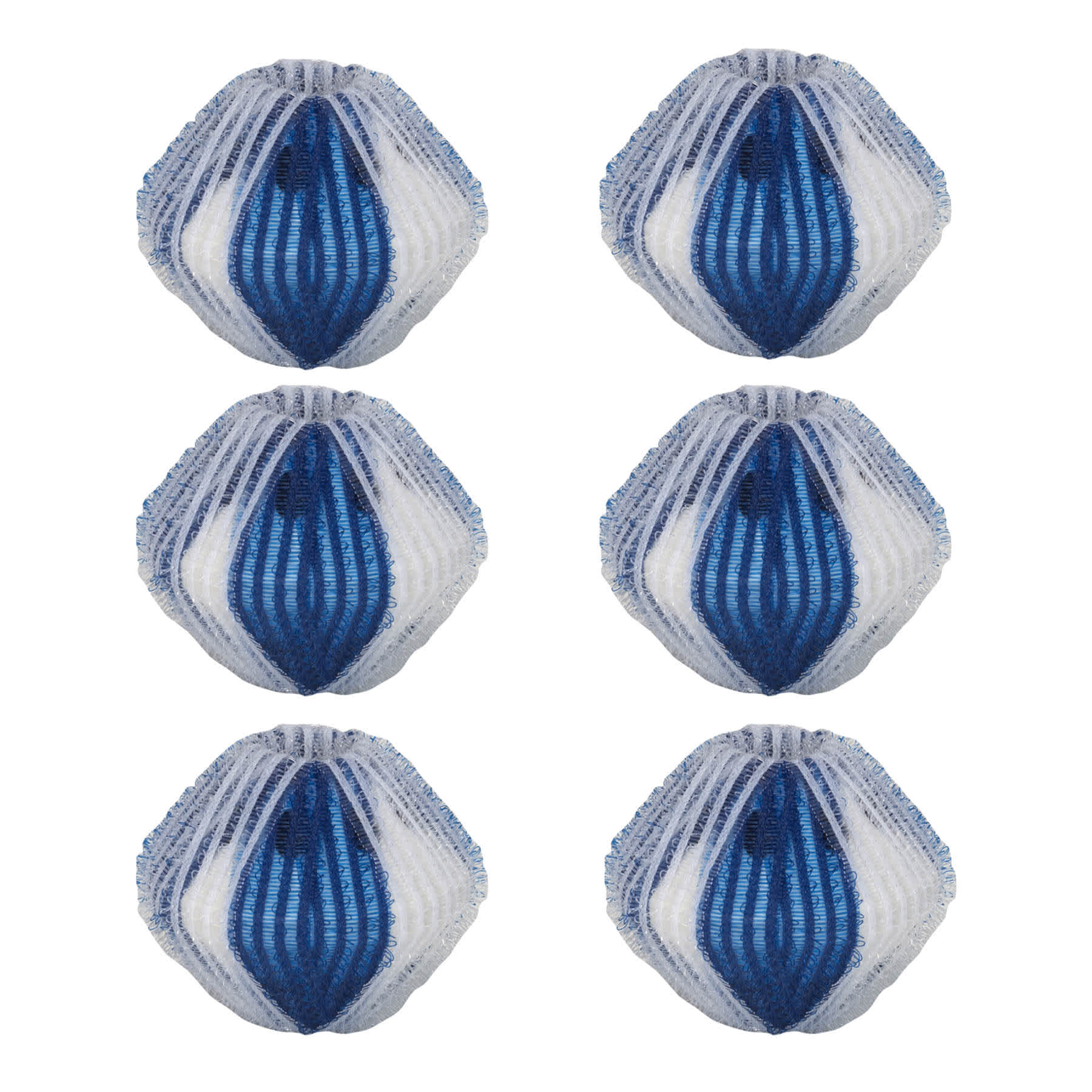 6-Pack Washing Machine Lint & Hair Removable Jumbo Balls