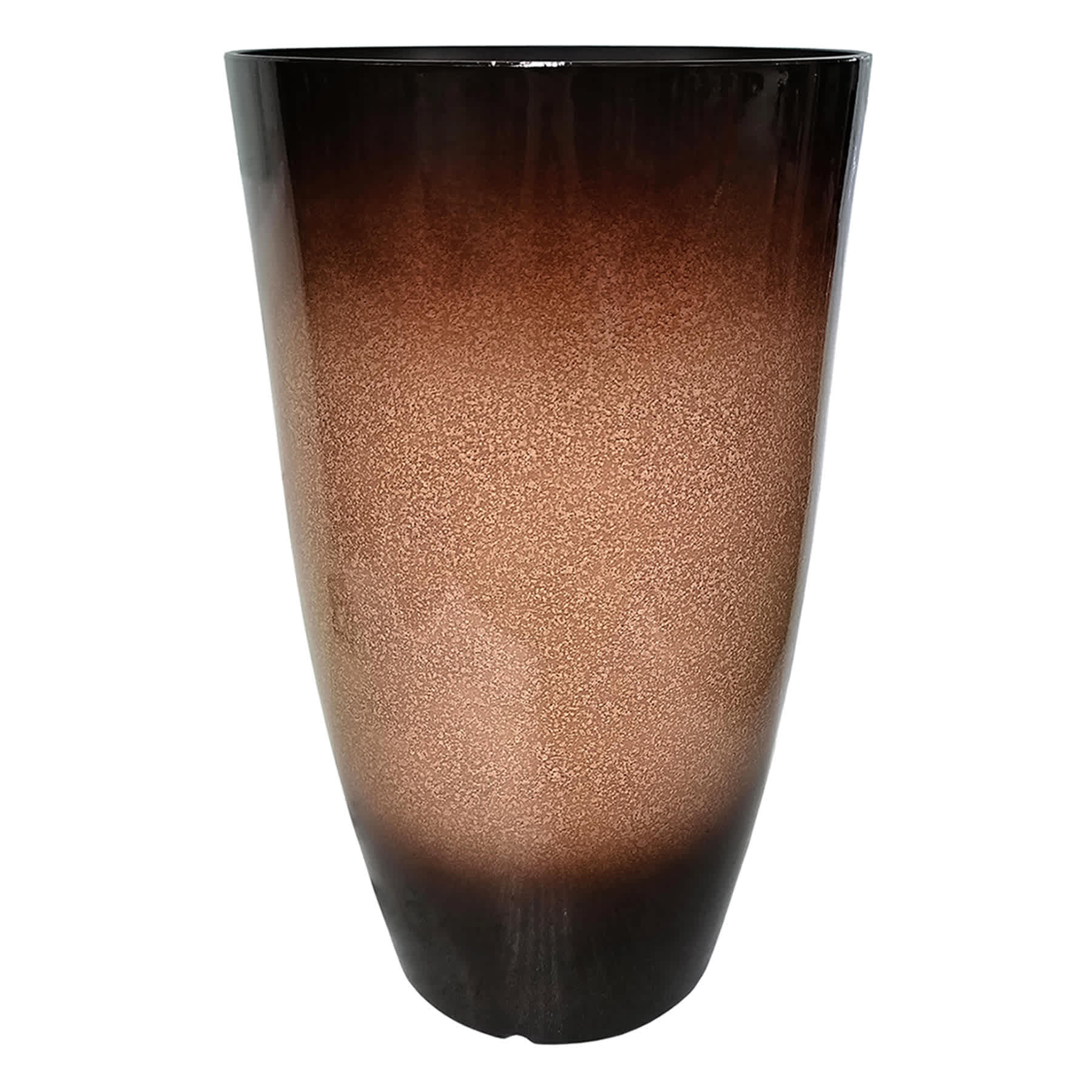 Nora Ombre Brown Outdoor Planter, Medium