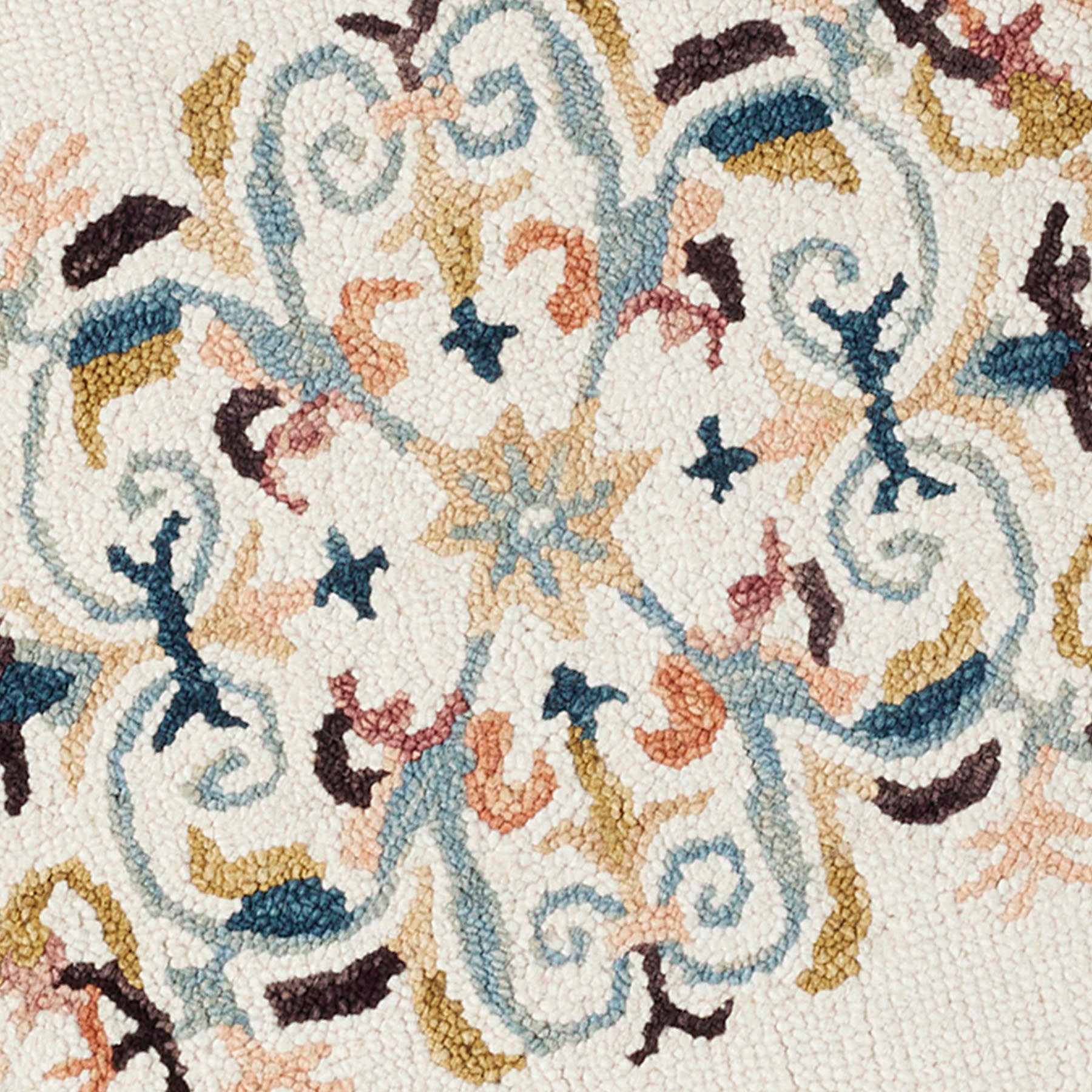 Almas Wool Cream Multi 27X45