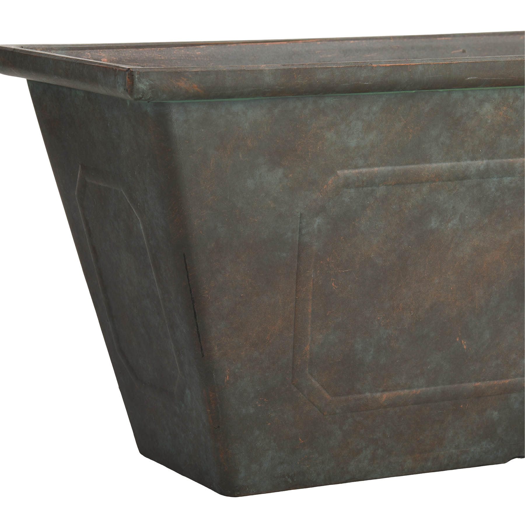 Verdigris Window Box Planter, Large
