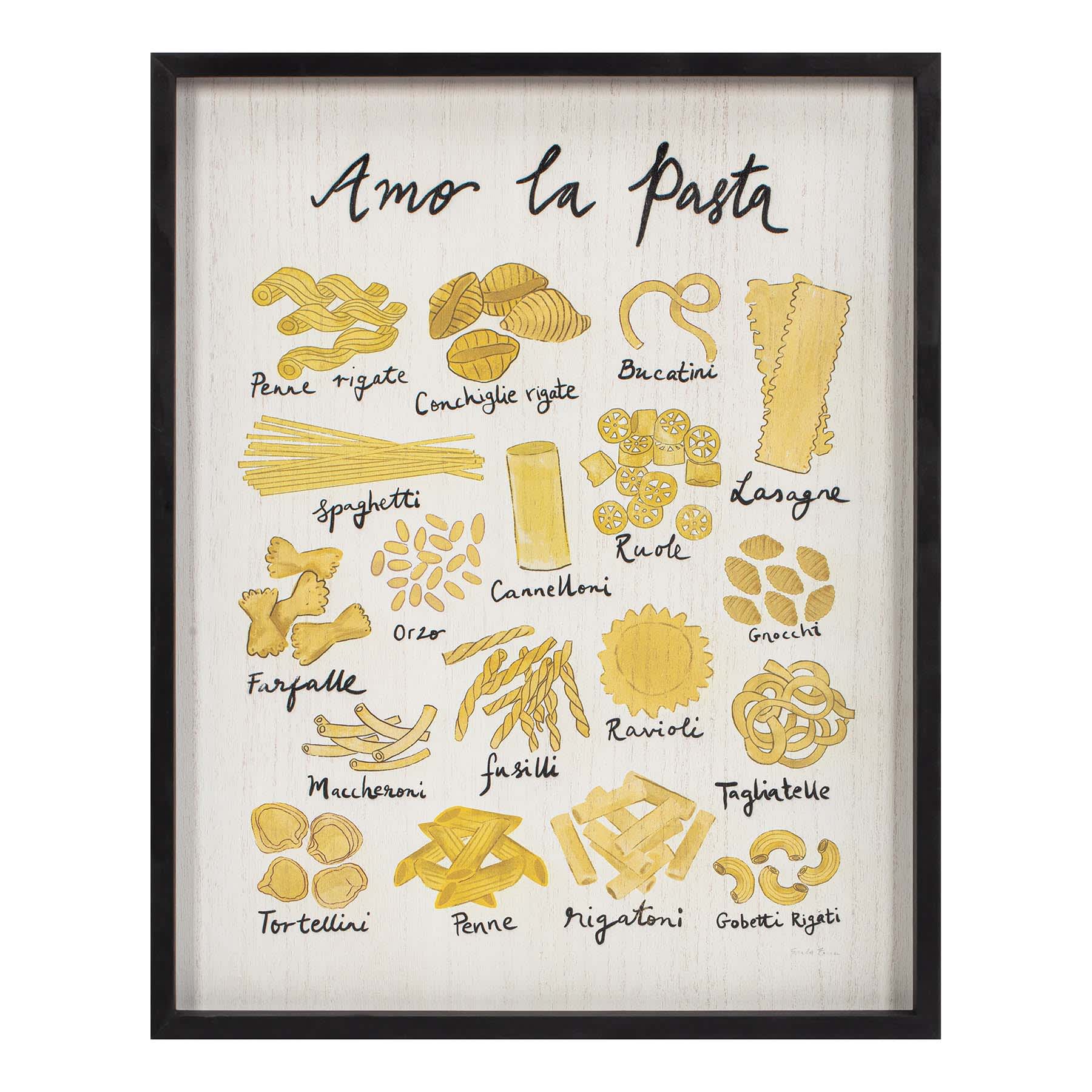 Ala Pasta Wall Art, 16x20