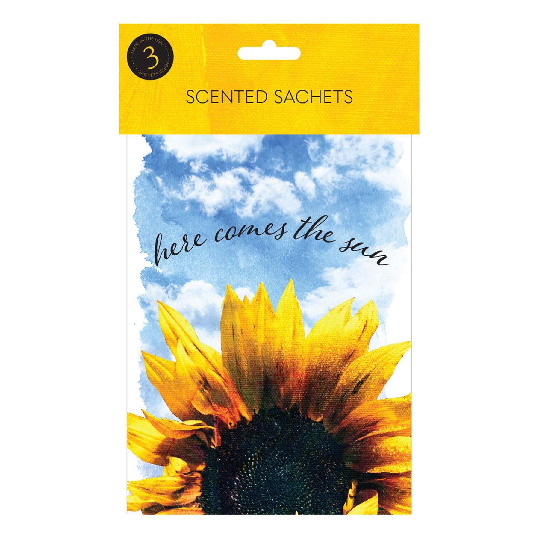 3-Pack Sunflower Scented Sachet