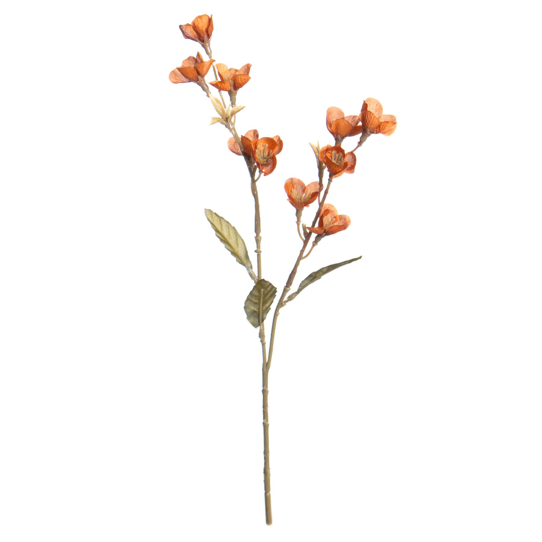 Willow Crossley Brown Wax Flower Floral Pick, 14"