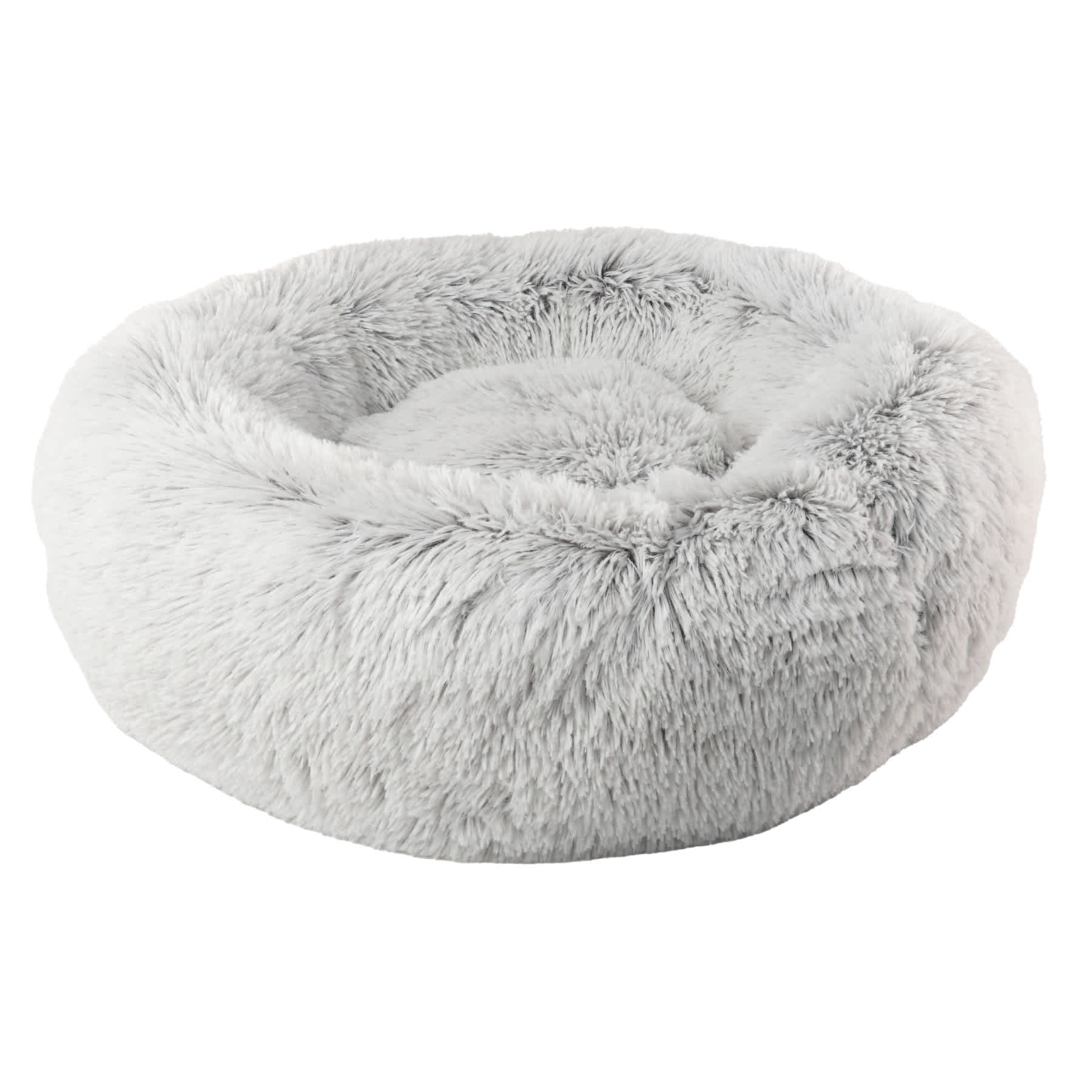 Round Grey Eyelash Pet Cuddler, 36"